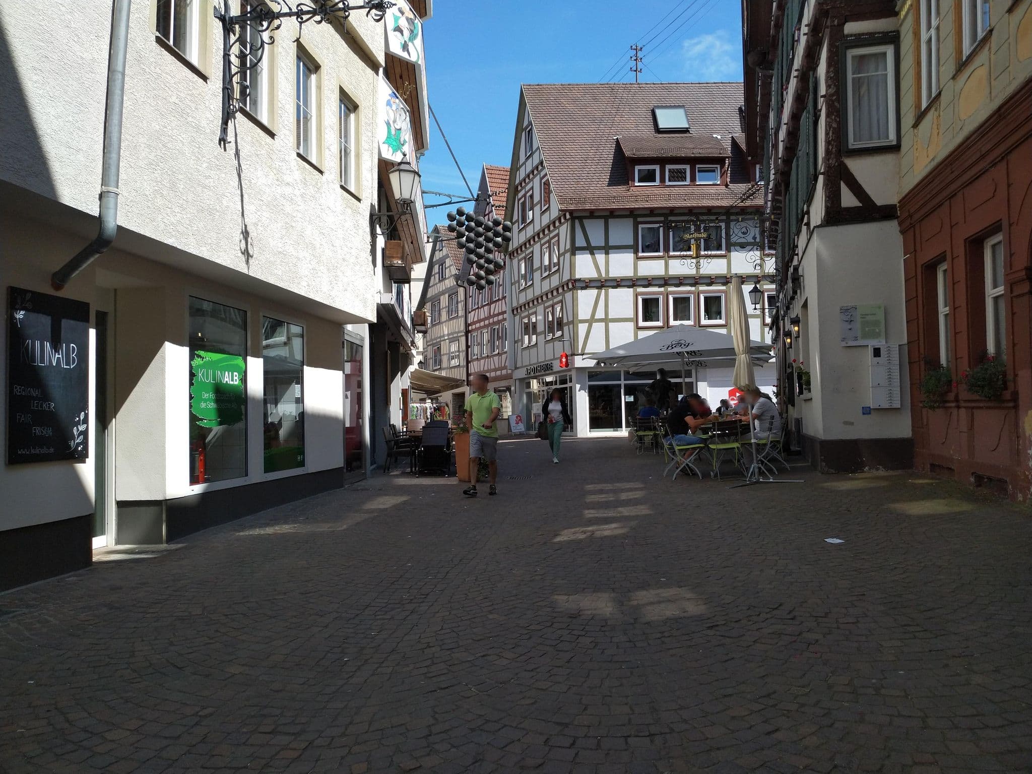 Street view near Ratstube Inh. Michael Stapf, Bad Urach — © ente (CC BY-SA · Mapillary)