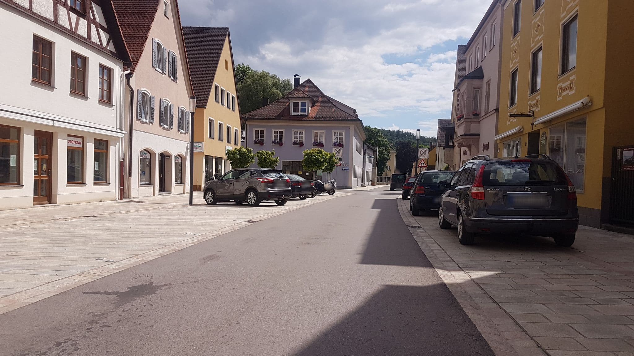 Street view near Pension Dengler, Pappenheim — © changchun1 (CC BY-SA · Mapillary)