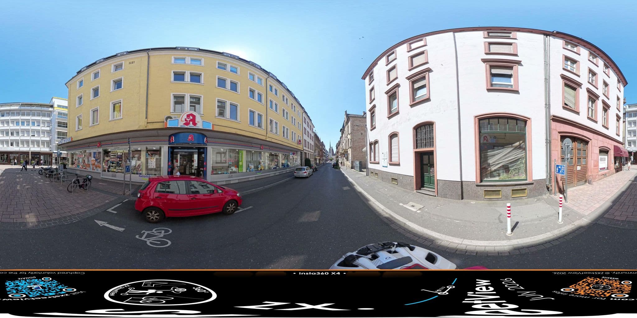 Street view near City-Hotel, Aschaffenburg — © ZXStreetview (CC BY-SA · Mapillary)