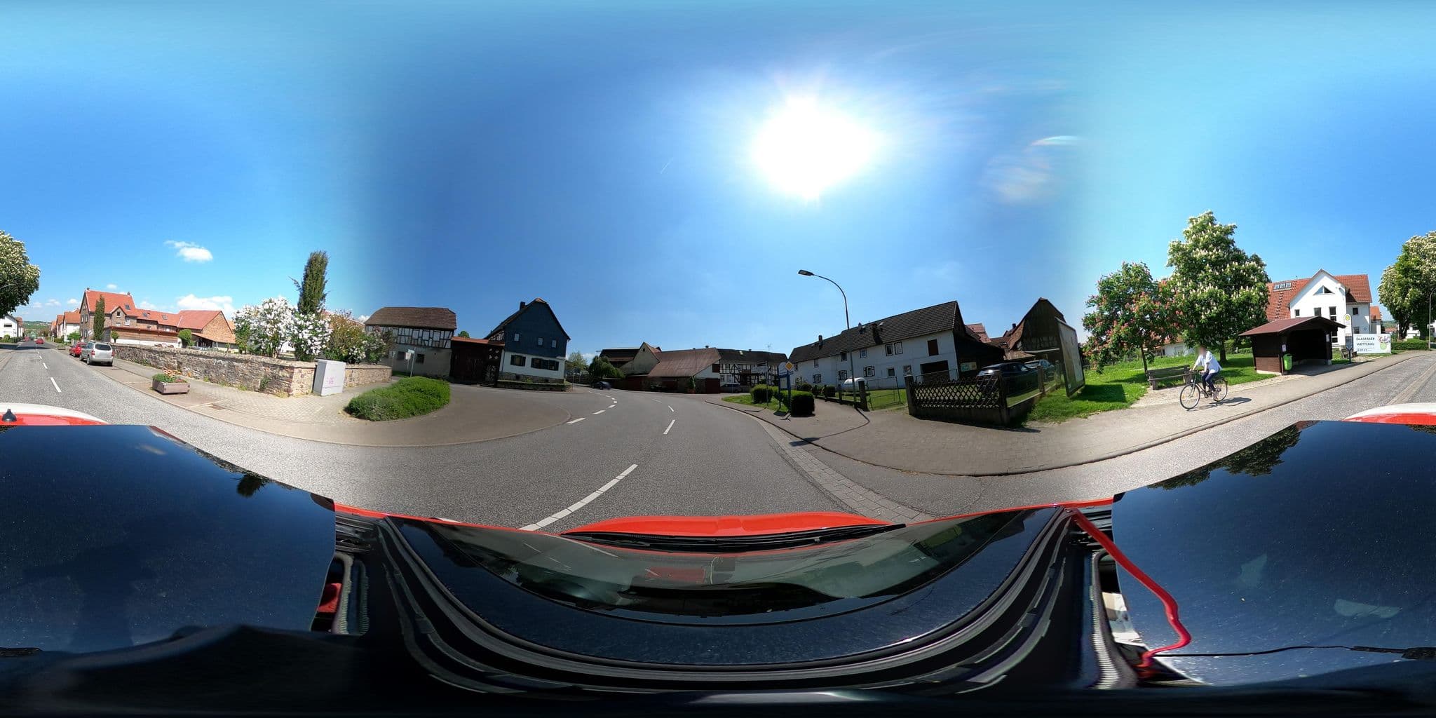 Street view near Beates Bed & Breakfast, Münzenberg — © GameRover (CC BY-SA · Mapillary)