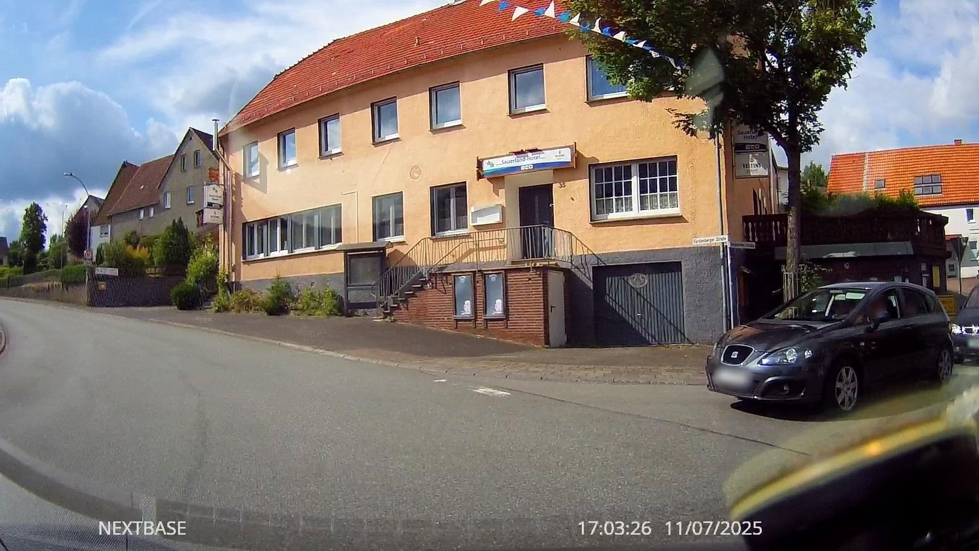 Street view near Gasthof Steffen Steffen, Marsberg — © derlipper (CC BY-SA · Mapillary)