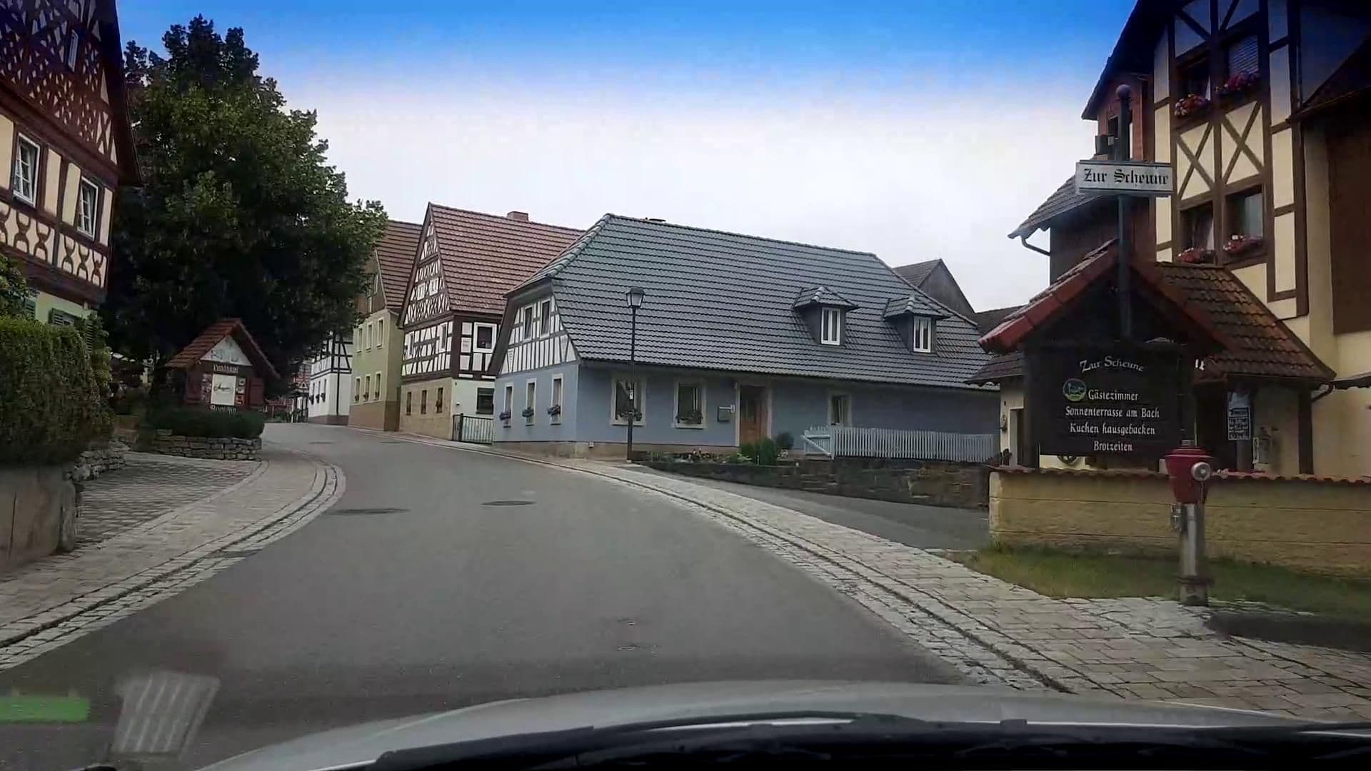 Street view near Landferienhotel Augustin, Bad Staffelstein — © r66 (CC BY-SA · Mapillary)