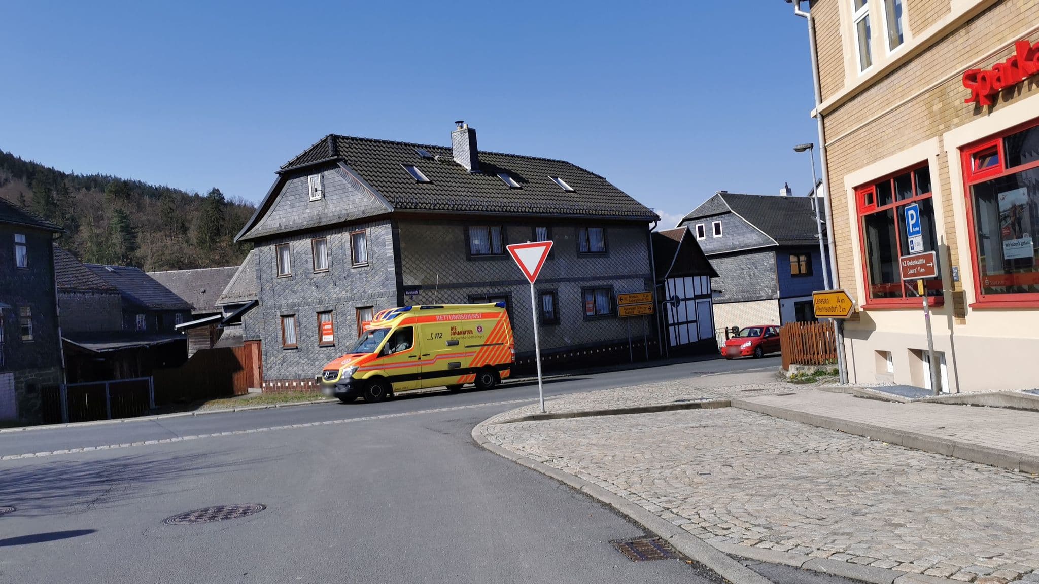 Street view near Landgasthof & Fleischerei GmbH, Probstzella — © lehestener (CC BY-SA · Mapillary)