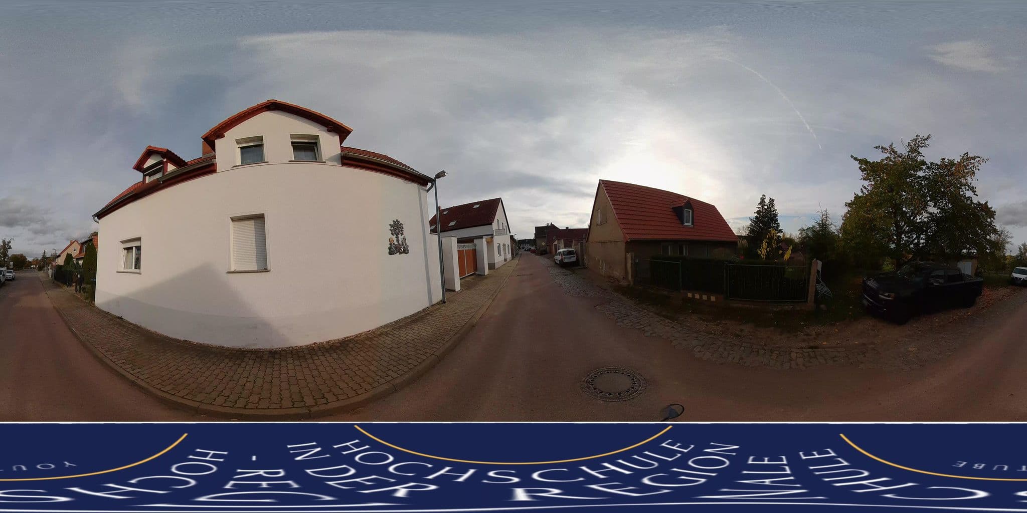 Street view near Pension familia, Bad Dürrenberg — © MarcAurel2 (CC BY-SA · Mapillary)