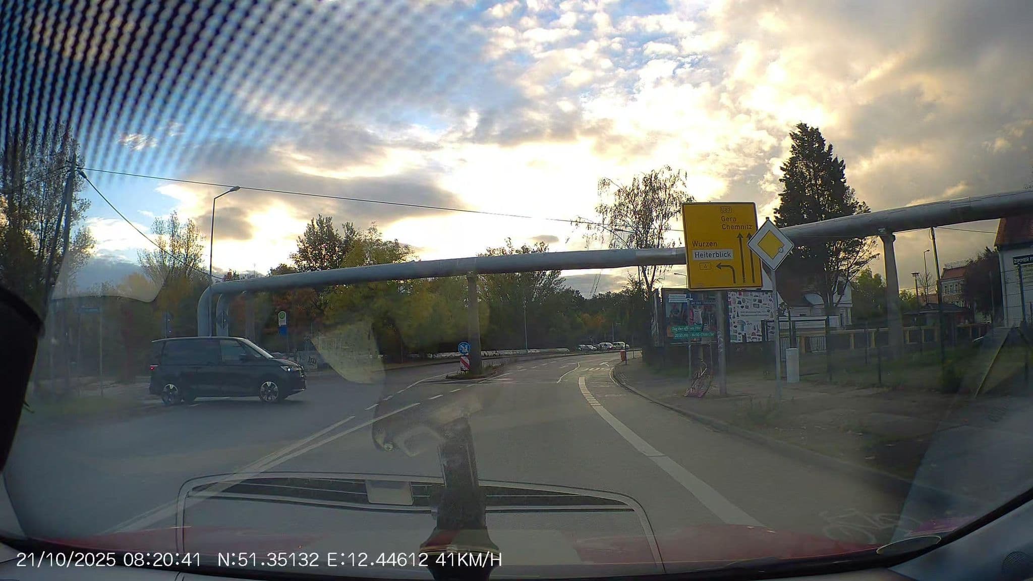 Street view near Pension Walther, Taucha — © AR88 (CC BY-SA · Mapillary)
