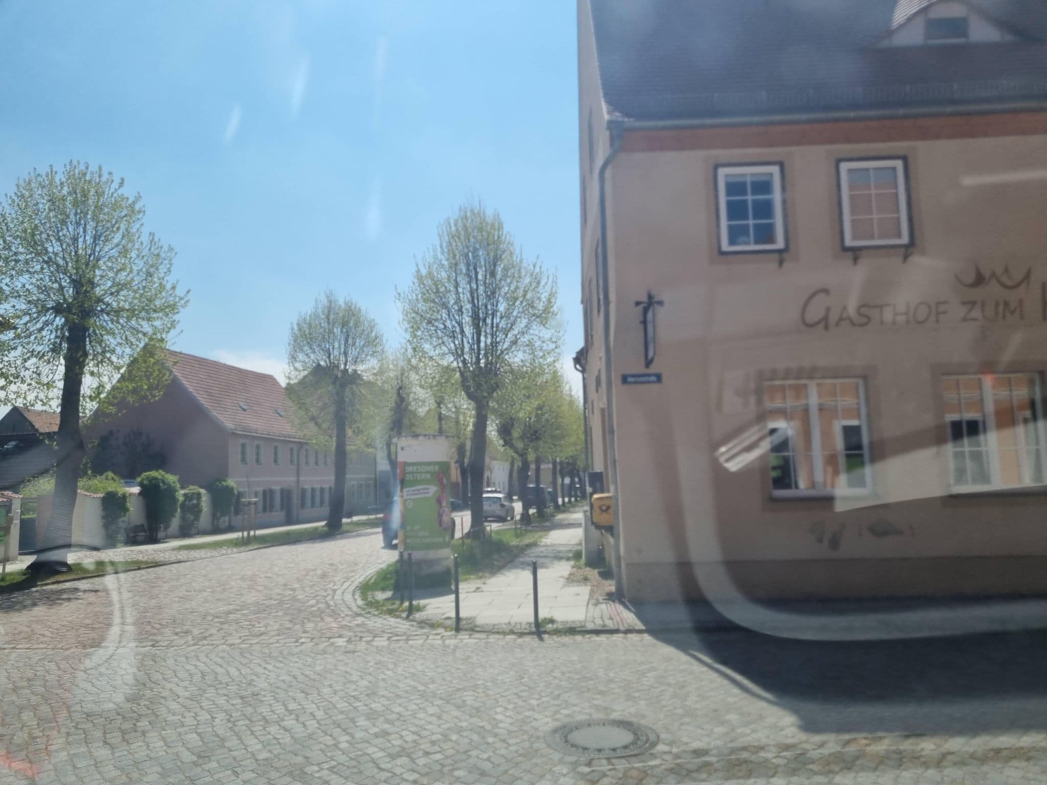 Street view near Hotel Hamburger Hof, Mühlberg — © dsmm (CC BY-SA · Mapillary)