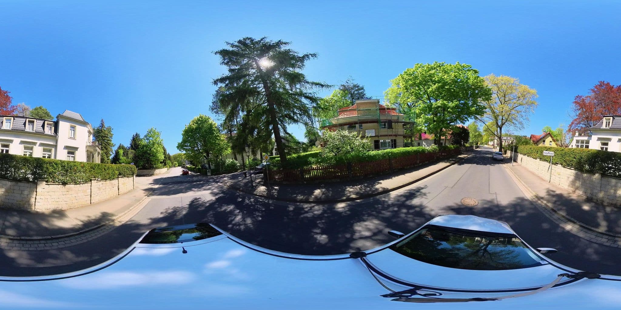 Street view near Ferienwohnung Ruth, Pillnitz — © osmplus_org (CC BY-SA · Mapillary)