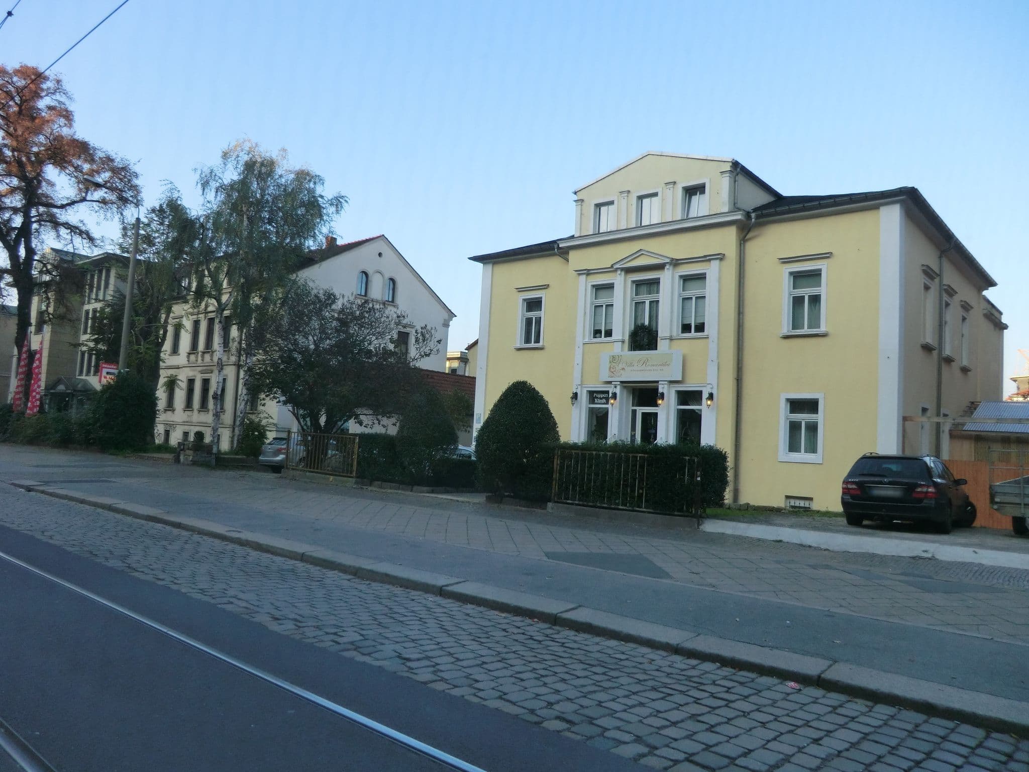 Street view near Villa Romantika, Äußere Neustadt — © ubahnverleih (CC BY-SA · Mapillary)