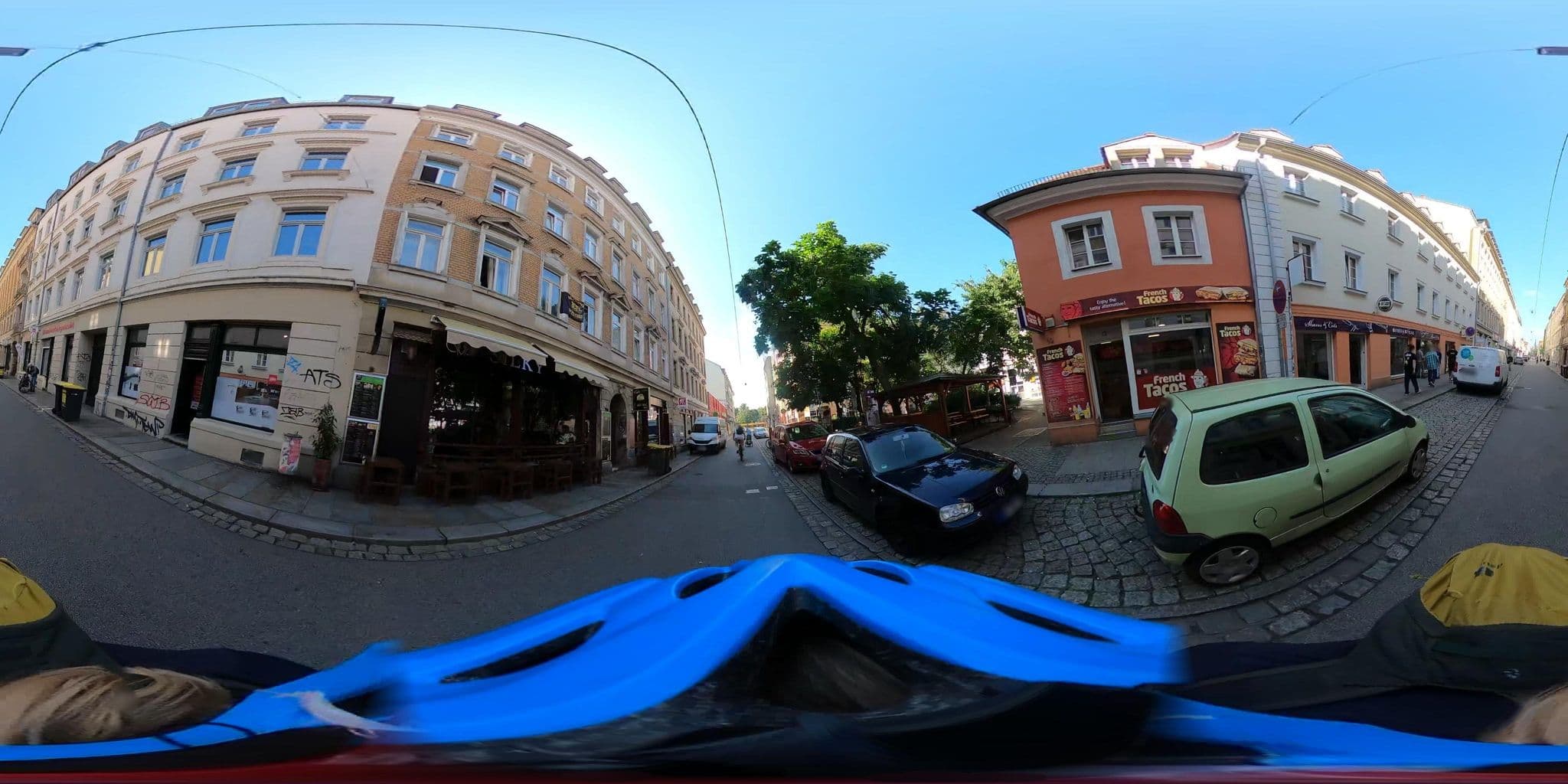 Street view near Appartment August der Starke, Äußere Neustadt — © geowatti (CC BY-SA · Mapillary)
