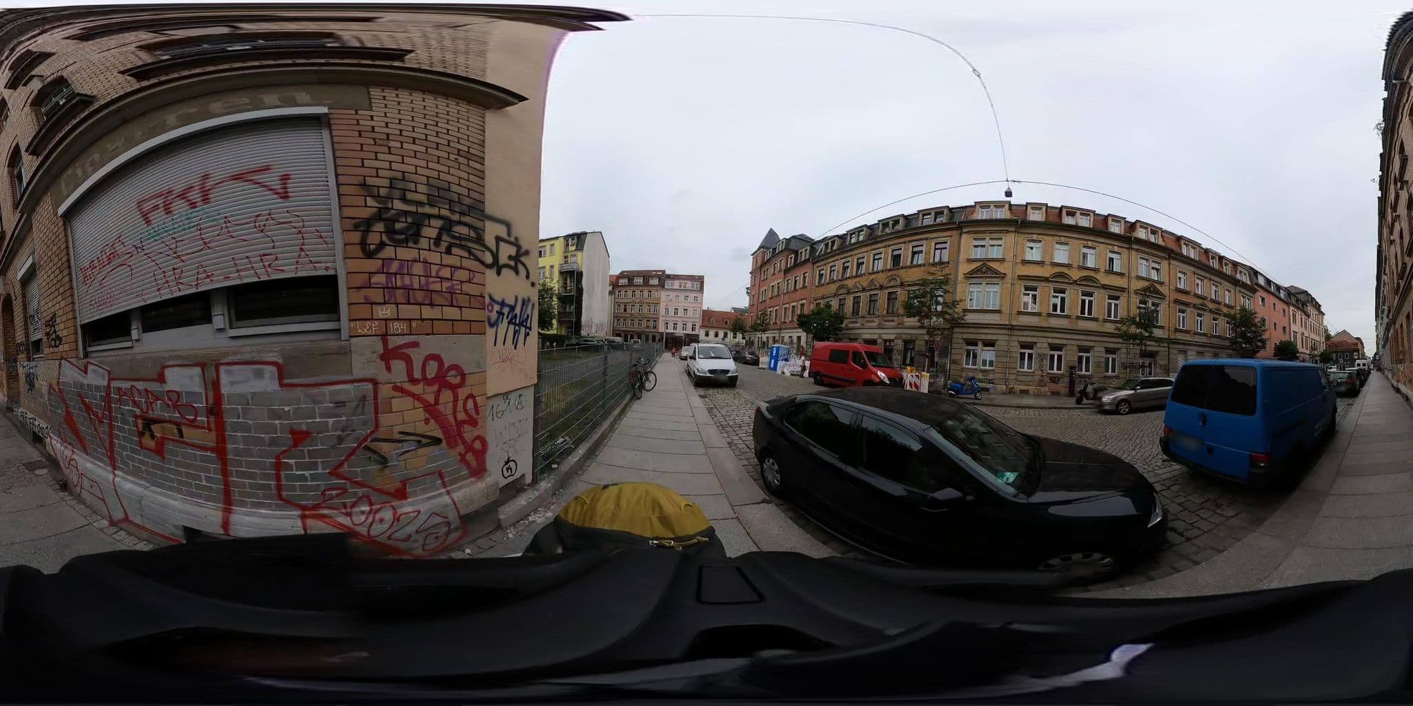 Street view near Bandbude, Äußere Neustadt — © geowatti (CC BY-SA · Mapillary)