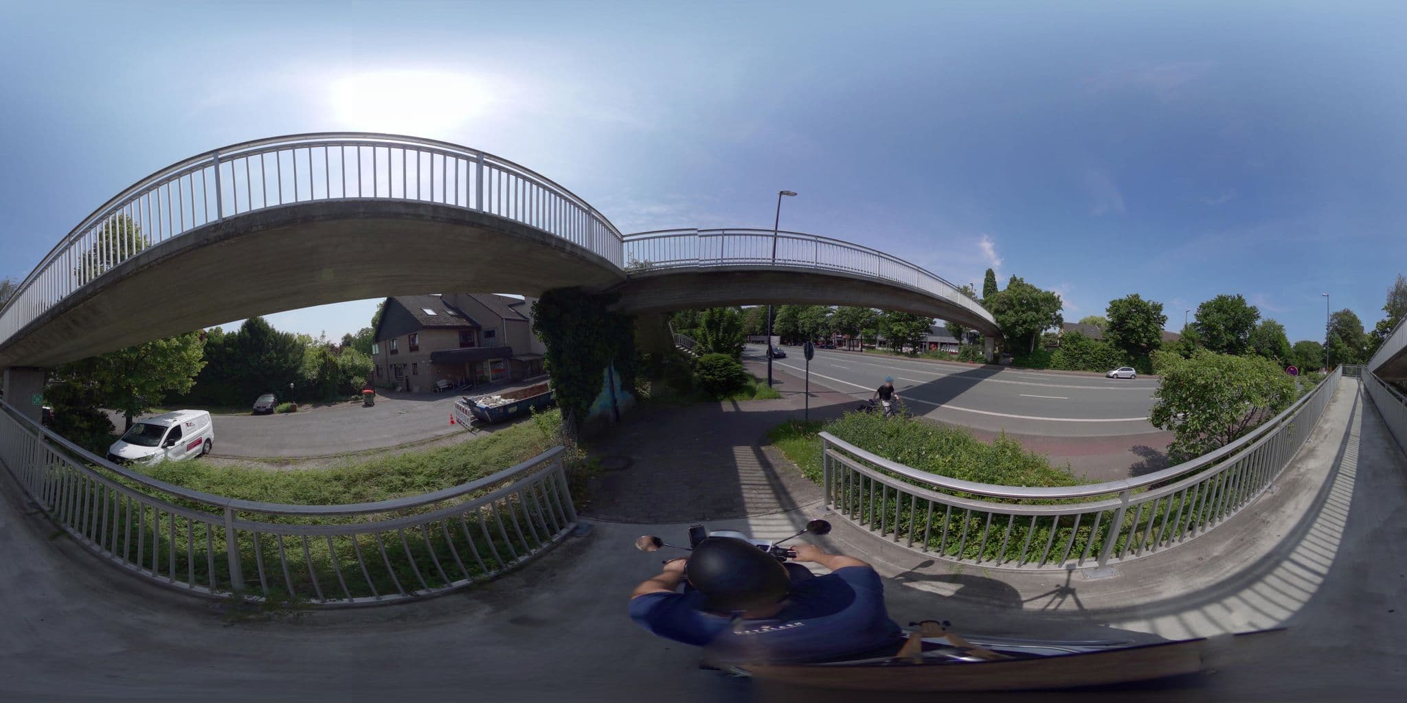 Street view near Kur und Sauna-Centrum und Hotel E. und H. Wegner, Gütersloh — © flohoff (CC BY-SA · Mapillary)