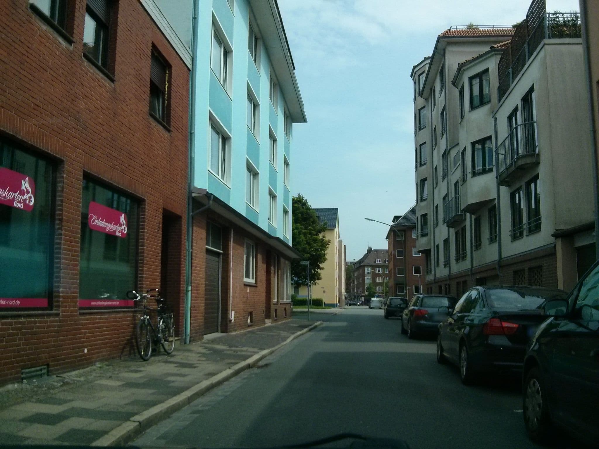 Street view near Appartements Katharina, Bremerhaven — © schakaline (CC BY-SA · Mapillary)