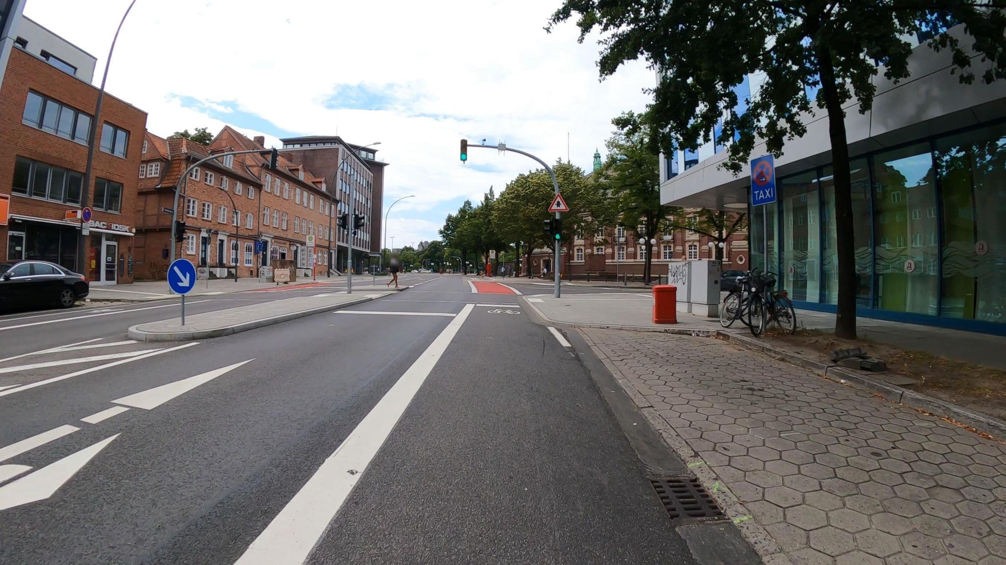 Street view near Scandic Hotels Deutschland GmbH, Neustadt — © veloroute_hamburg (CC BY-SA · Mapillary)