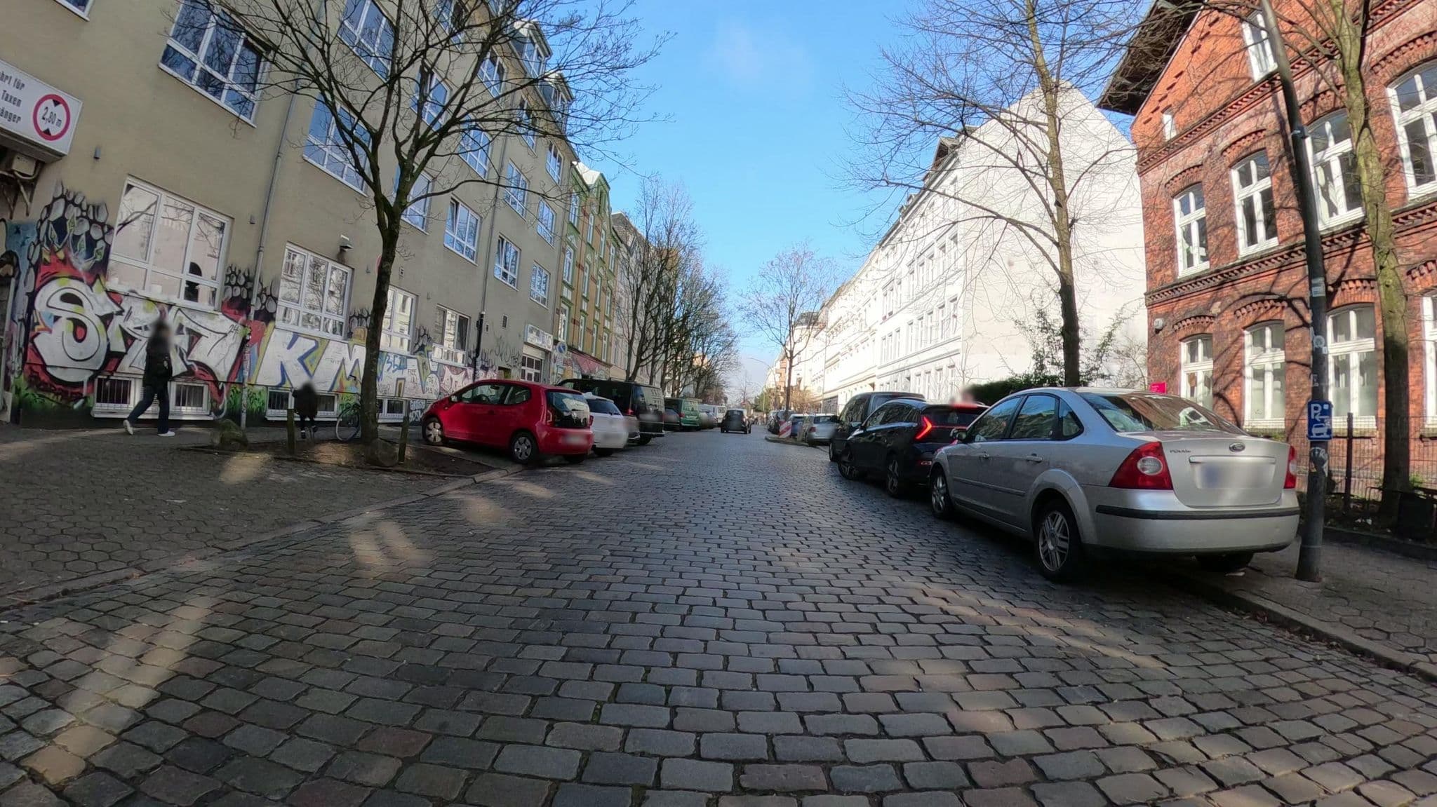 Street view near Architektenwohnung in der Sternschanze, Sternschanze — © veloroute_hamburg (CC BY-SA · Mapillary)