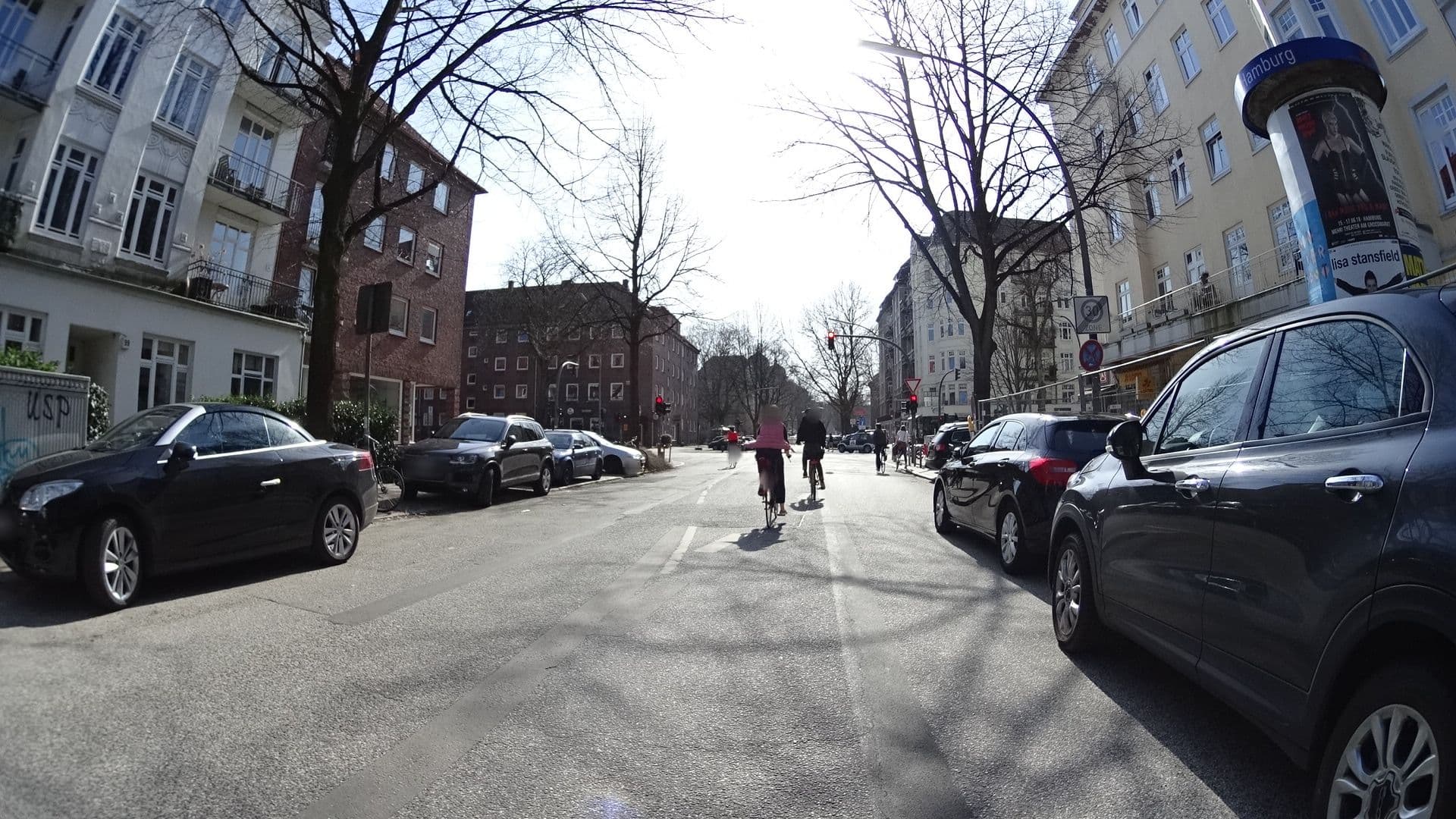 Street view near Appartementhaus Hamburg, Hoheluft-West — © sashazykov (CC BY-SA · Mapillary)