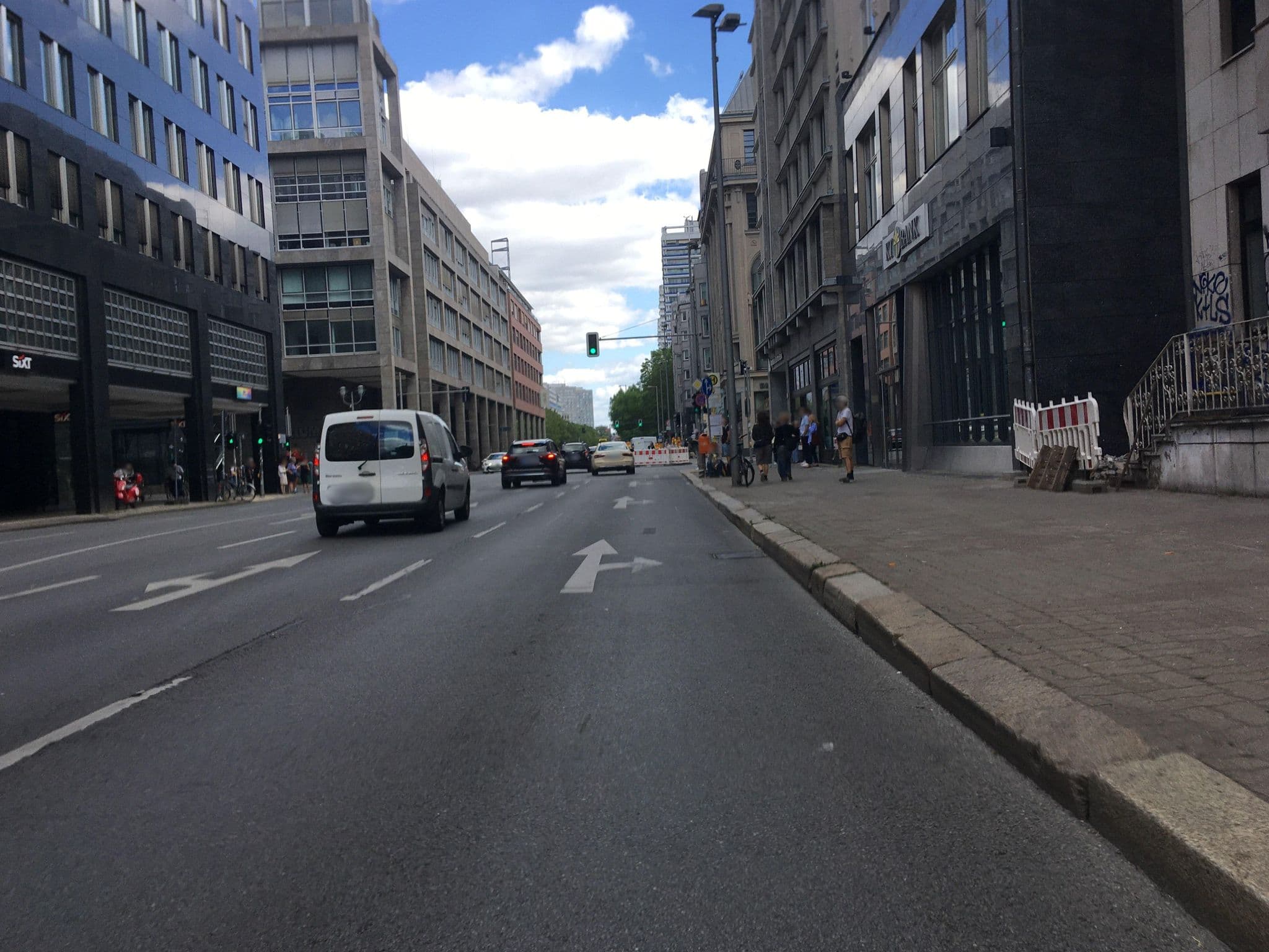 Street view near Hotel Kubrat, Mitte — © carlheinz (CC BY-SA · Mapillary)