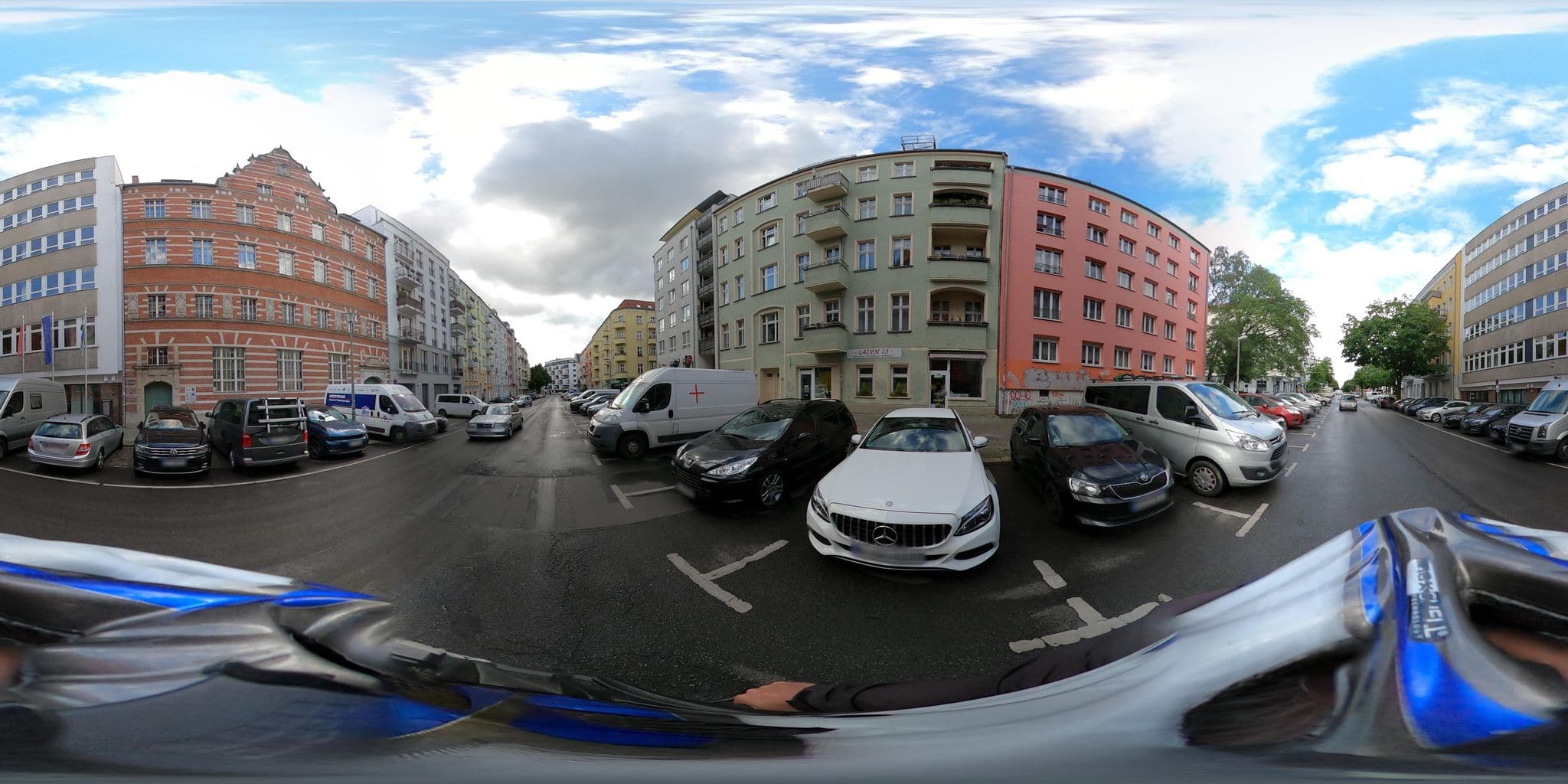 Street view near Directors Lounge, Friedrichshain — © eserte (CC BY-SA · Mapillary)