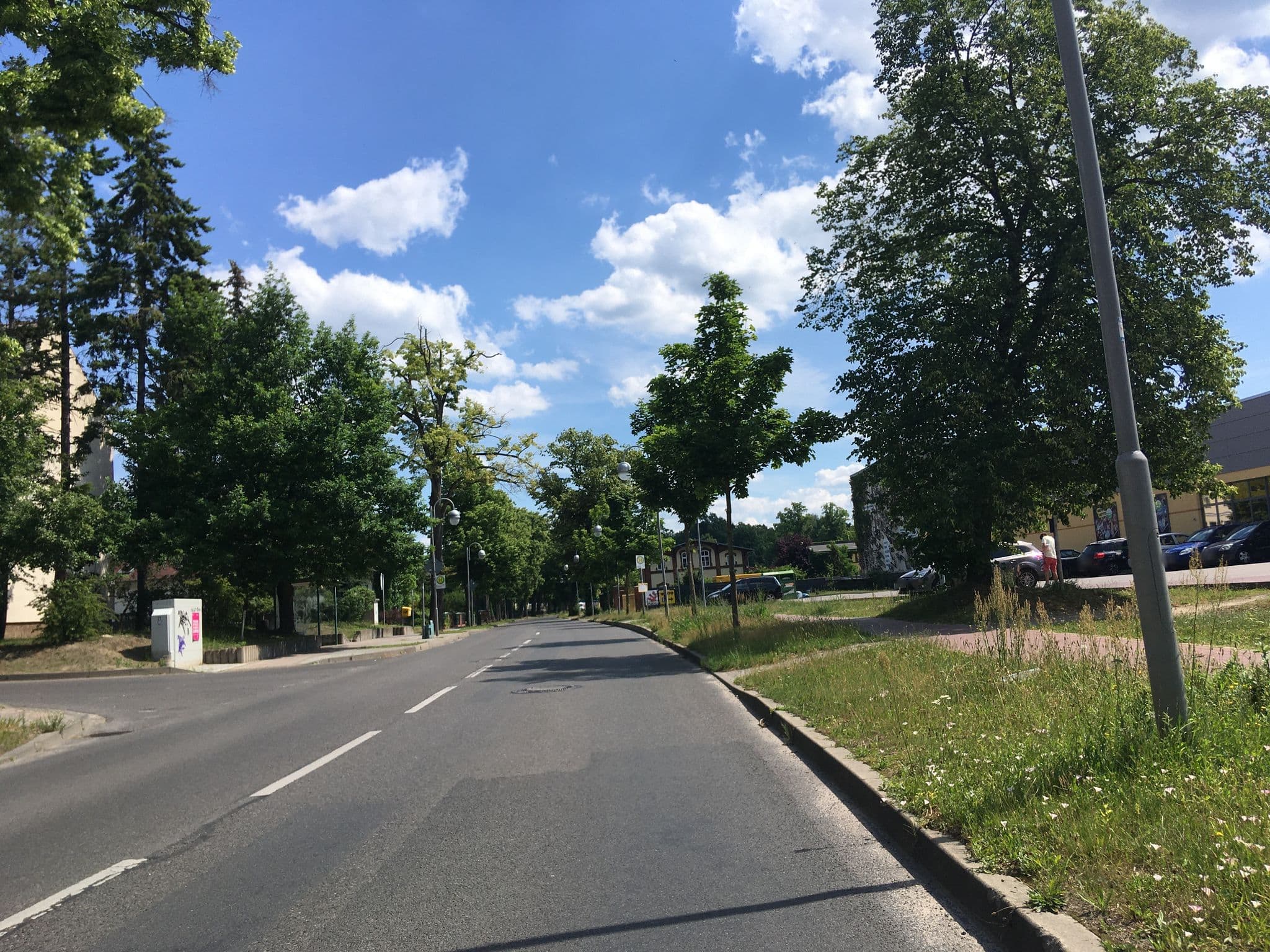 Street view near Pension Brunnenpassage, Altlandsberg — © carlheinz (CC BY-SA · Mapillary)