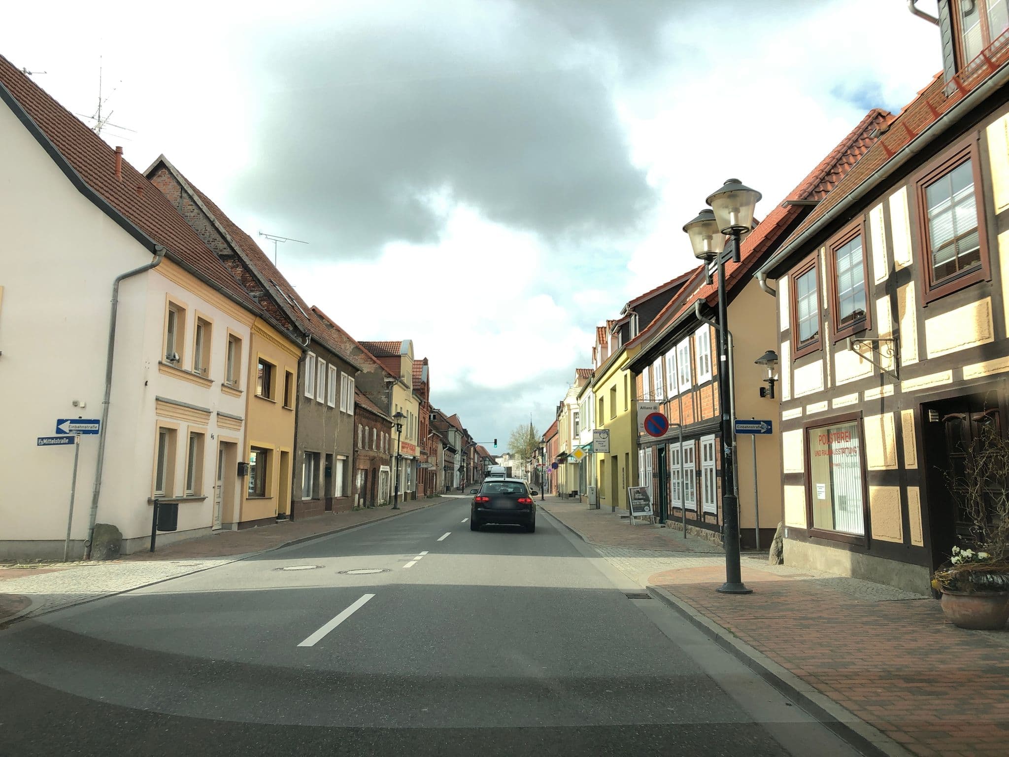 Street view near Pension Zur Sonne Inh. Ralf Mühlenberg, Goldberg — © rjrrjr3 (CC BY-SA · Mapillary)