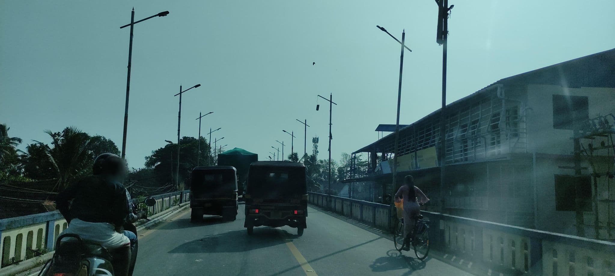 Street view near Jaziel House Boats, Mēppādam — © V15 (CC BY-SA · Mapillary)
