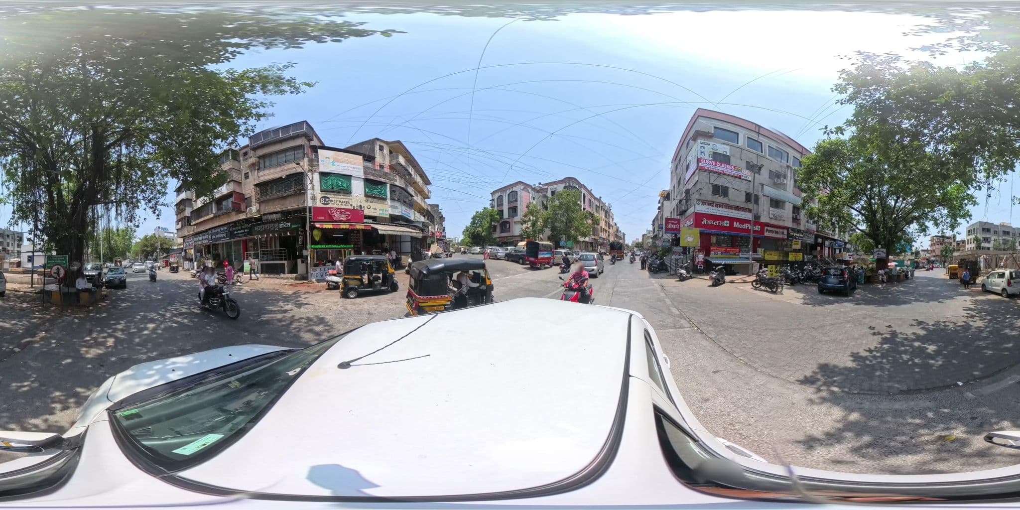 Street view near Celebrations Inn Pune, Pimpri-Chinchwad — © skysign (CC BY-SA · Mapillary)