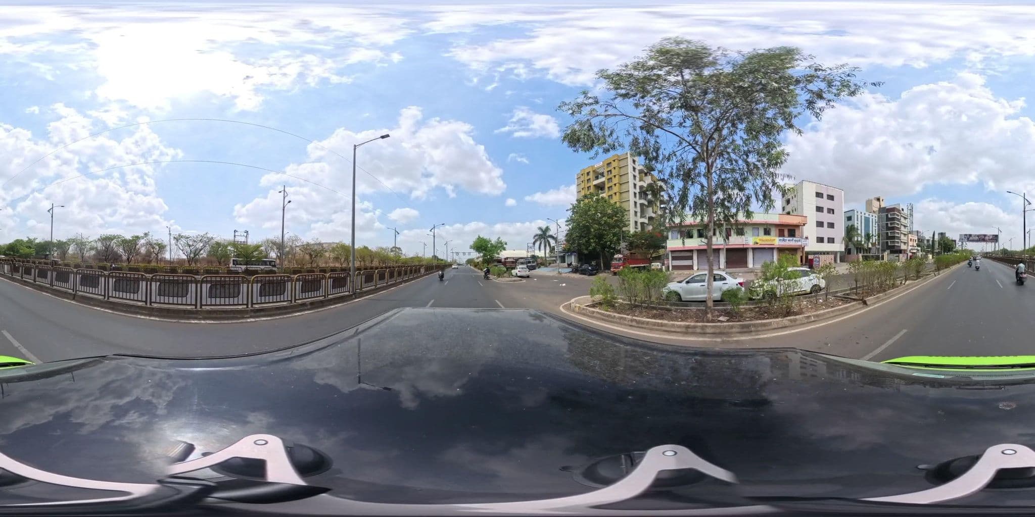 Street view near Hotel Atharva Lodge, Alandi — © skysign (CC BY-SA · Mapillary)