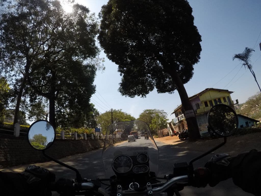 Street view near Hotel Aashritha, Sakleshpur — © deepak_bicycle (CC BY-SA · Mapillary)