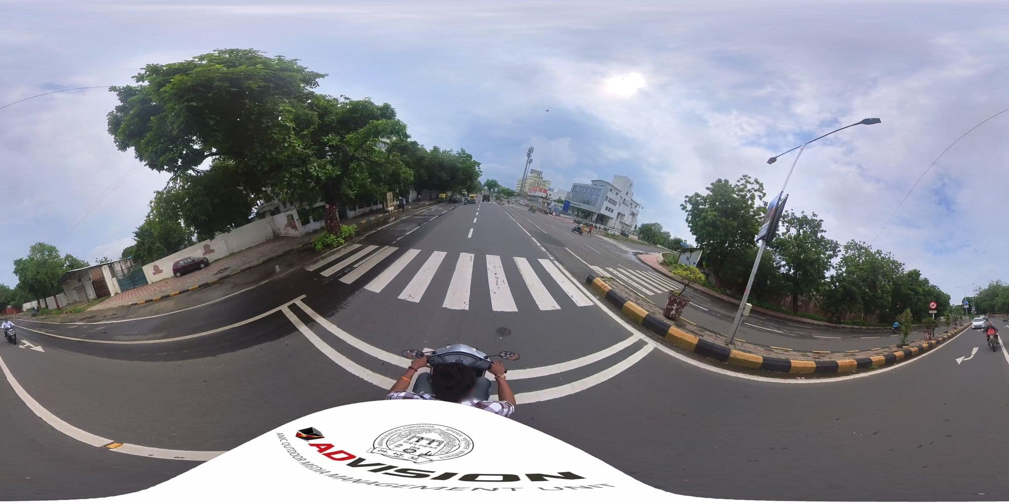 Street view near Royal Plaza Hotel, Ahmadabad Cantonment — © skysign (CC BY-SA · Mapillary)