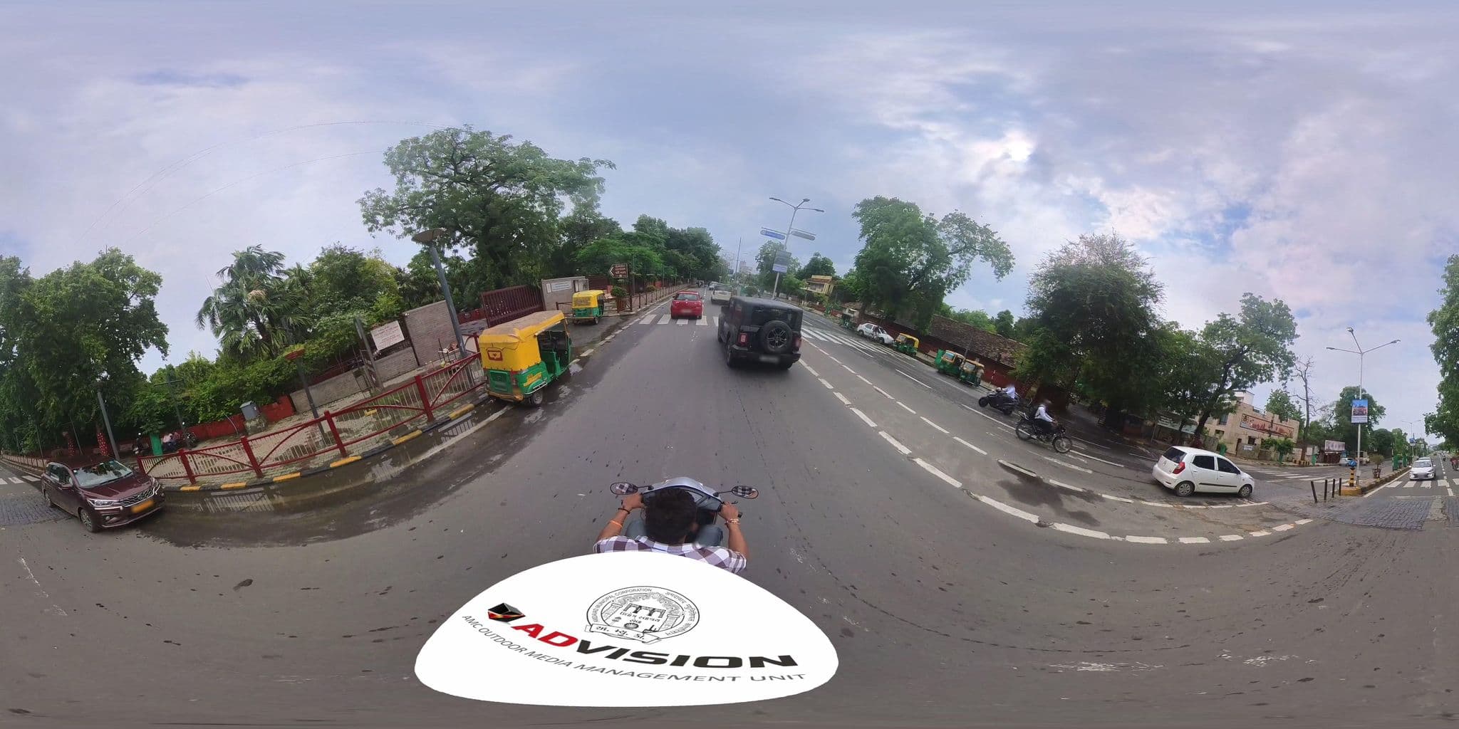 Street view near Hotel Ashray Inn, Ahmadabad Cantonment — © skysign (CC BY-SA · Mapillary)