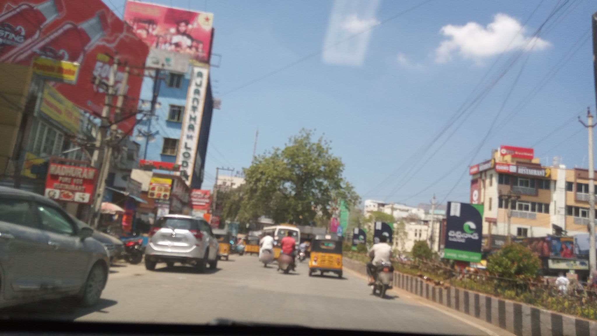 Street view near Hotel Sunil Krishna, Tirupati — © pradeepbv (CC BY-SA · Mapillary)