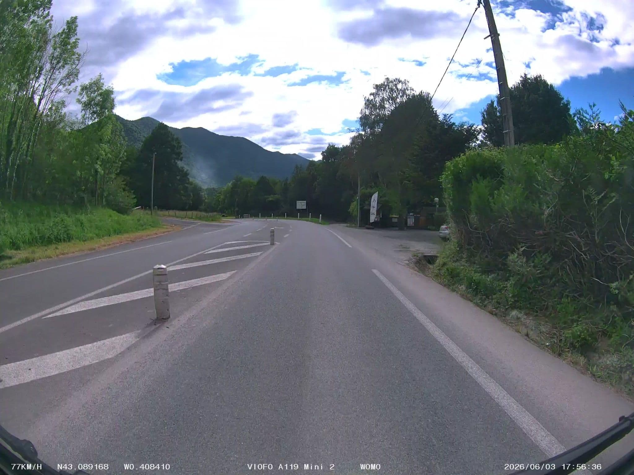 Street view near Camping Le Rey, Louvie-Juzon — © soulcover (CC BY-SA · Mapillary)