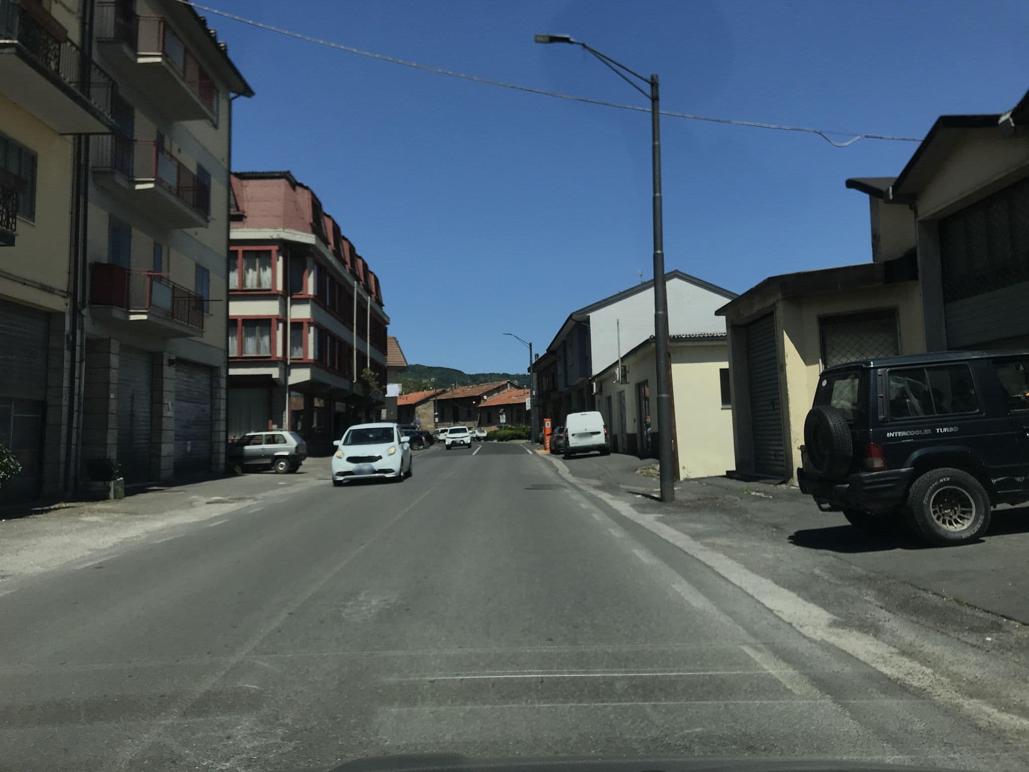 Street view near Hotel Parco Erosa, Abbadia San Salvatore — © panbauletto (CC BY-SA · Mapillary)