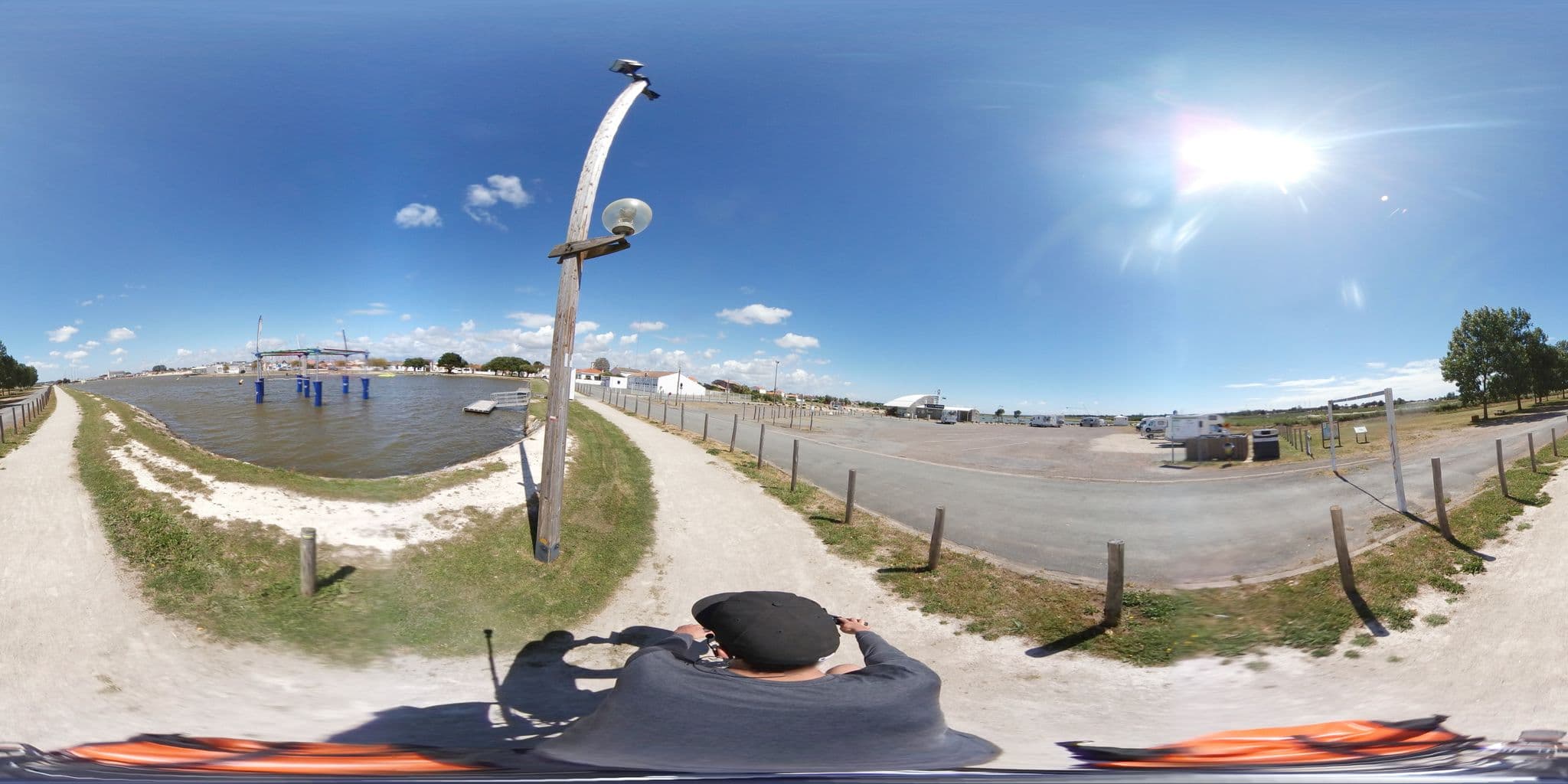 Street view near Aire Aiguillon-sur-Mer, Le Port, La Tranche-sur-Mer — © ev1velodyssee (CC BY-SA · Mapillary)