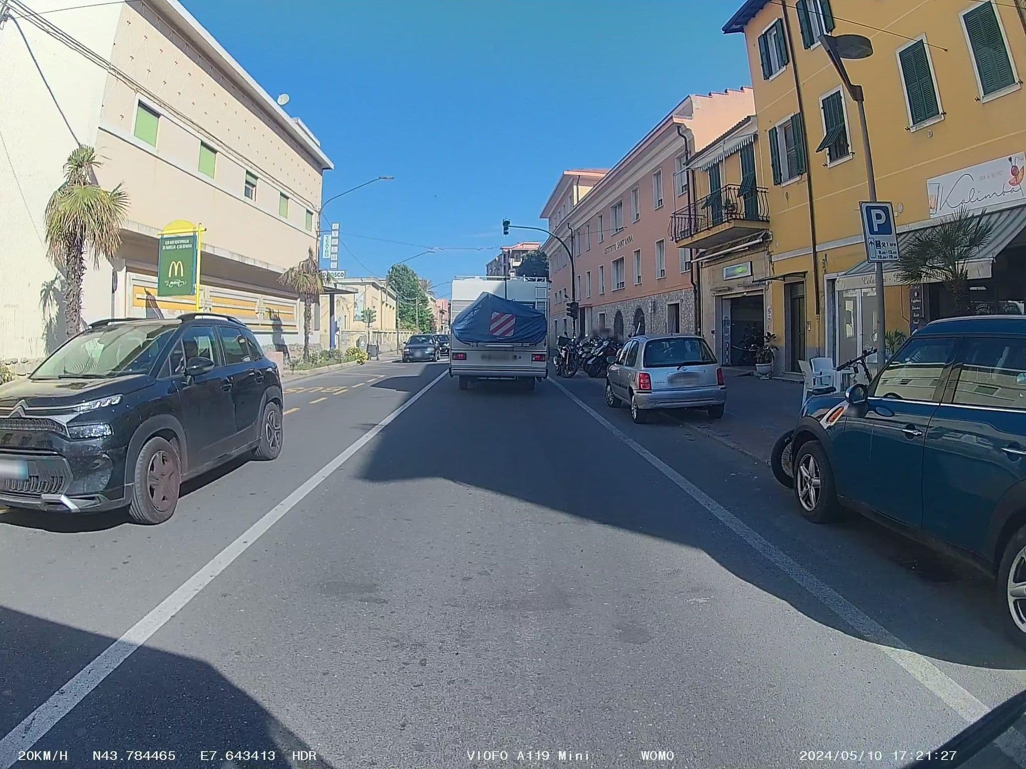 Street view near Appartamento Torrione, Vallecrosia — © soulcover (CC BY-SA · Mapillary)