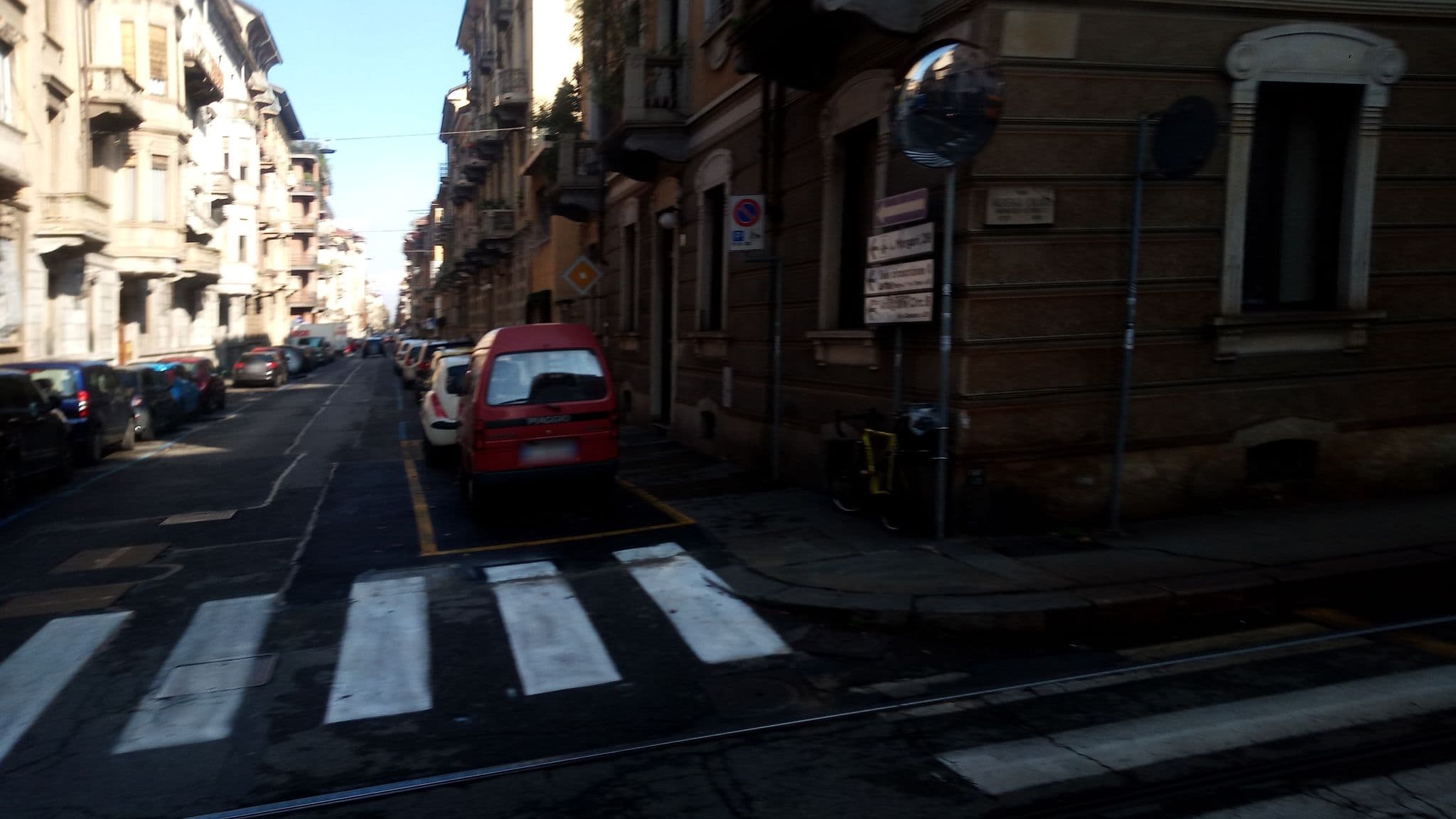 Street view near Bacio di Dama, San Salvario — © ffierm (CC BY-SA · Mapillary)