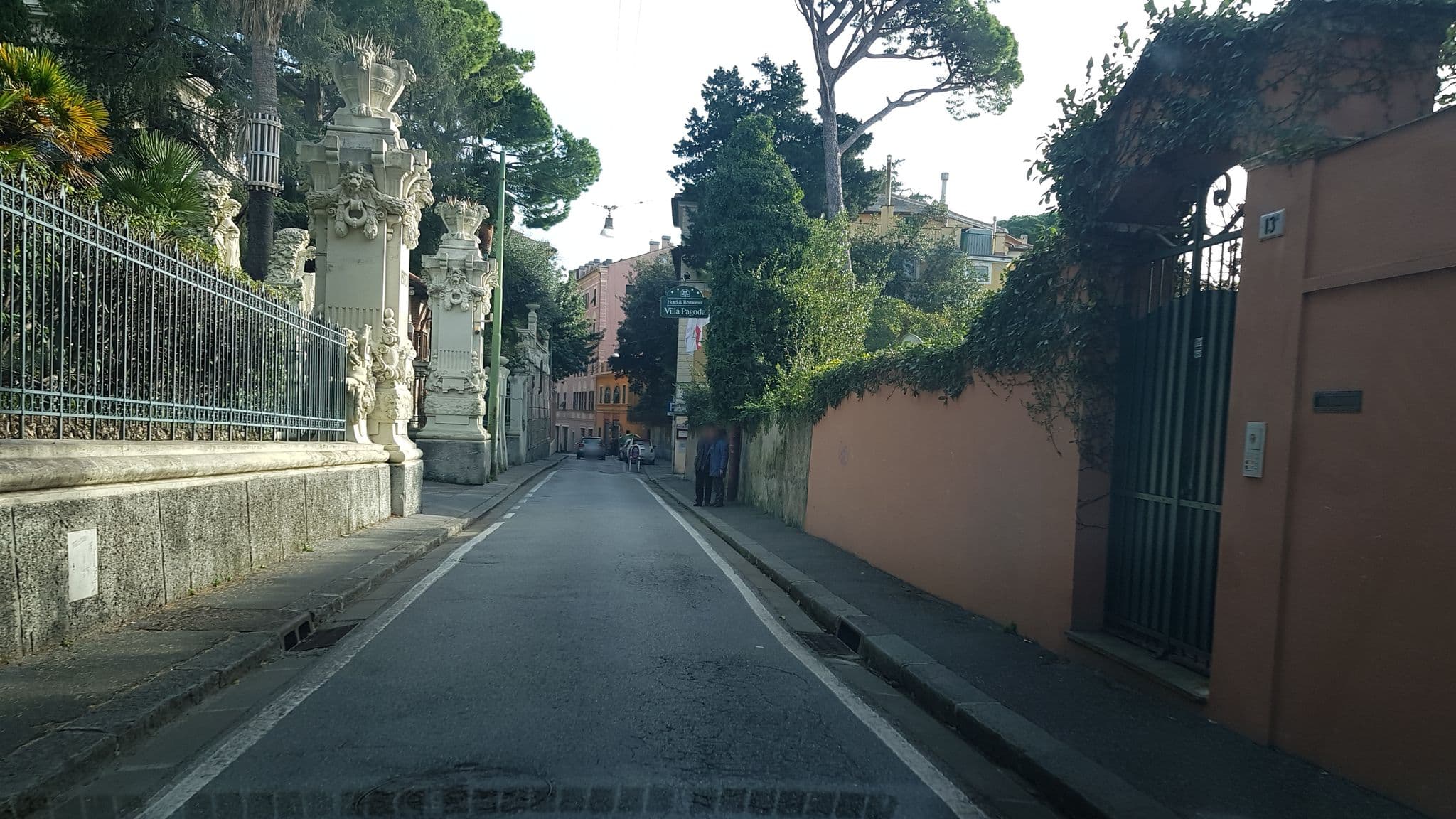 Street view near Romantik Hotel Villa Pagoda, Nervi — © ale_zena_it (CC BY-SA · Mapillary)