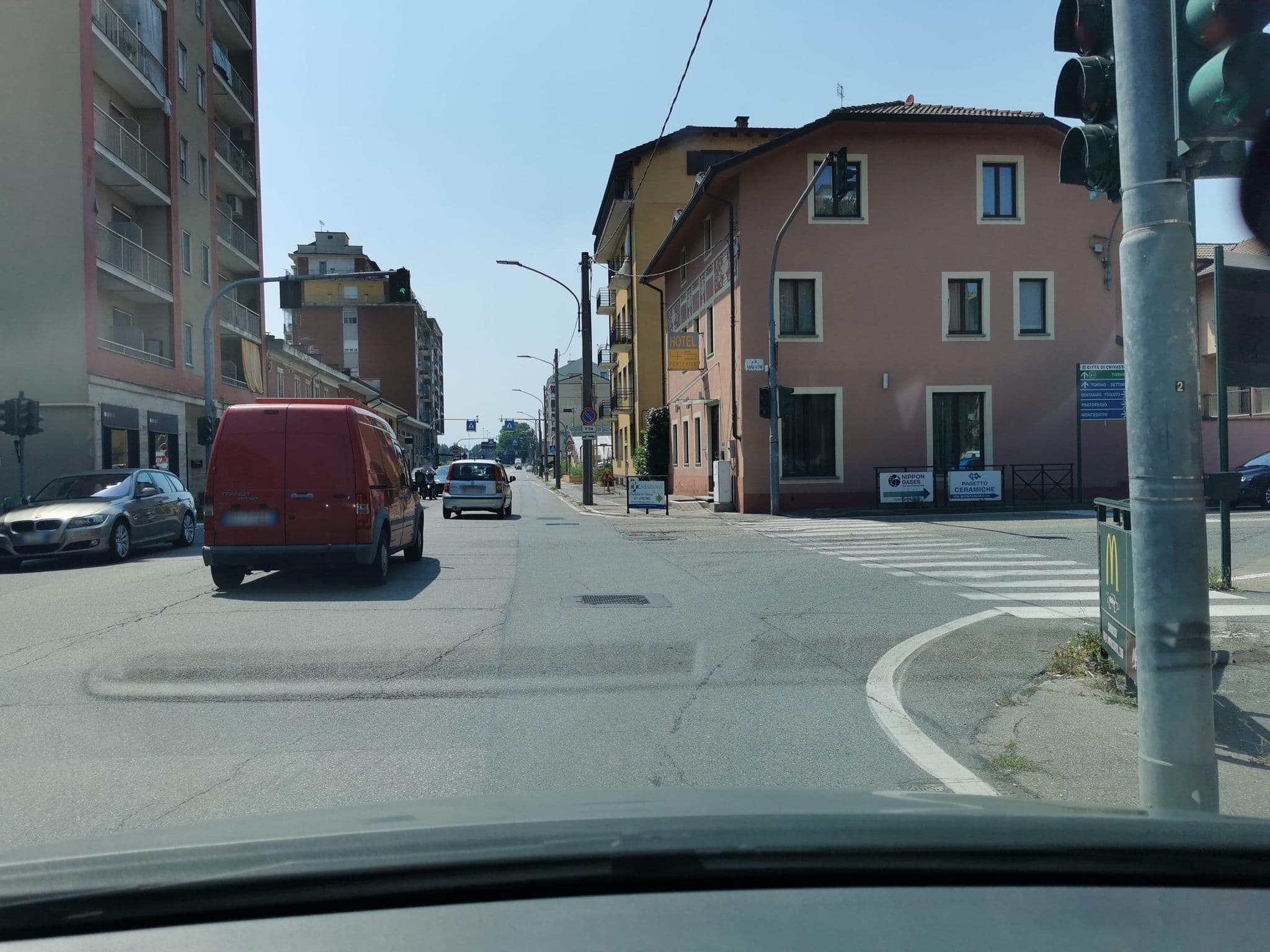 Street view near Hotel 45, Chivasso — © canfe (CC BY-SA · Mapillary)