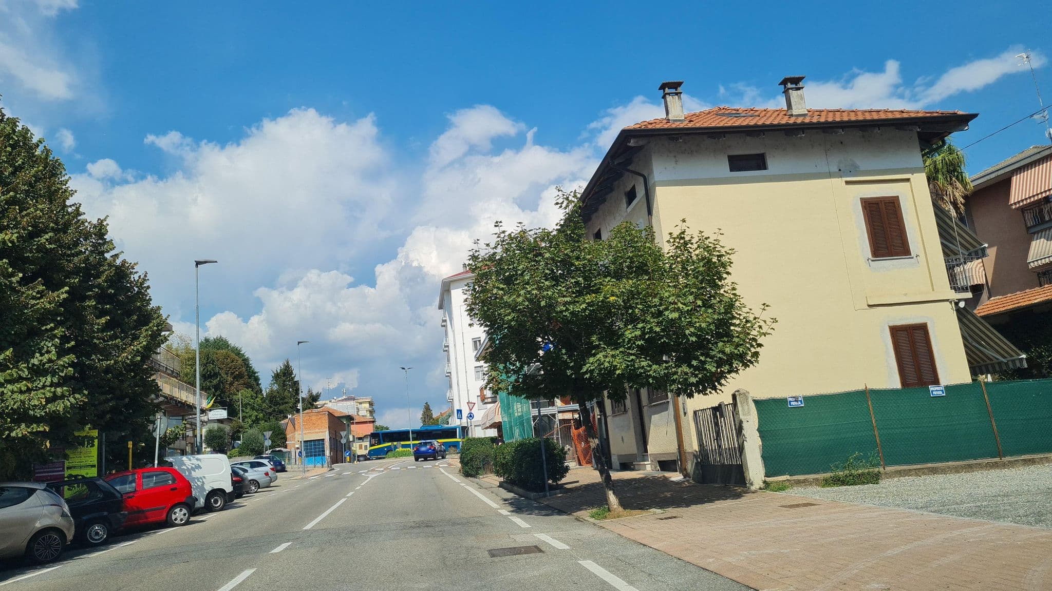 Street view near Hotel Tina, Cossato — © laniuscollurio (CC BY-SA · Mapillary)