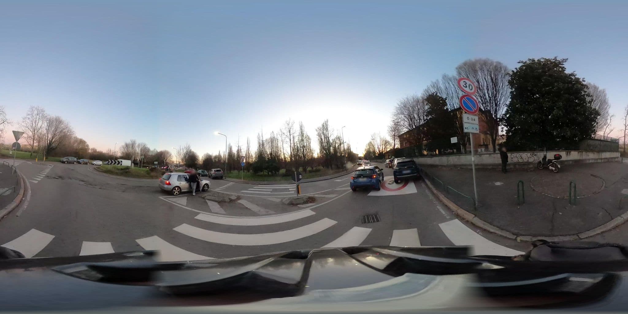 Street view near Casa per Ferie Achille Ricci, Bresso — © jacopofar (CC BY-SA · Mapillary)