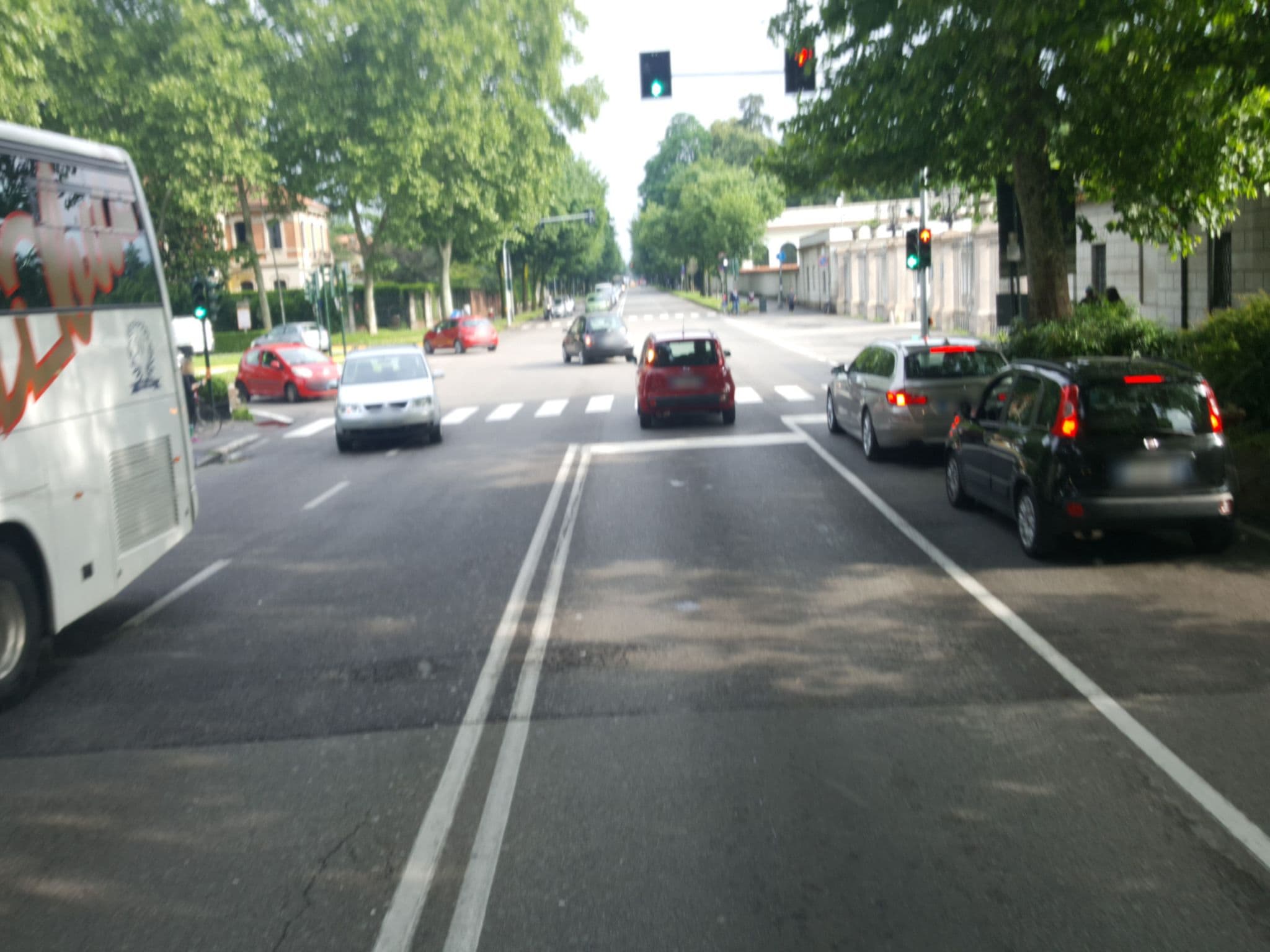Street view near B&B Thea, Monza — © klimakas (CC BY-SA · Mapillary)