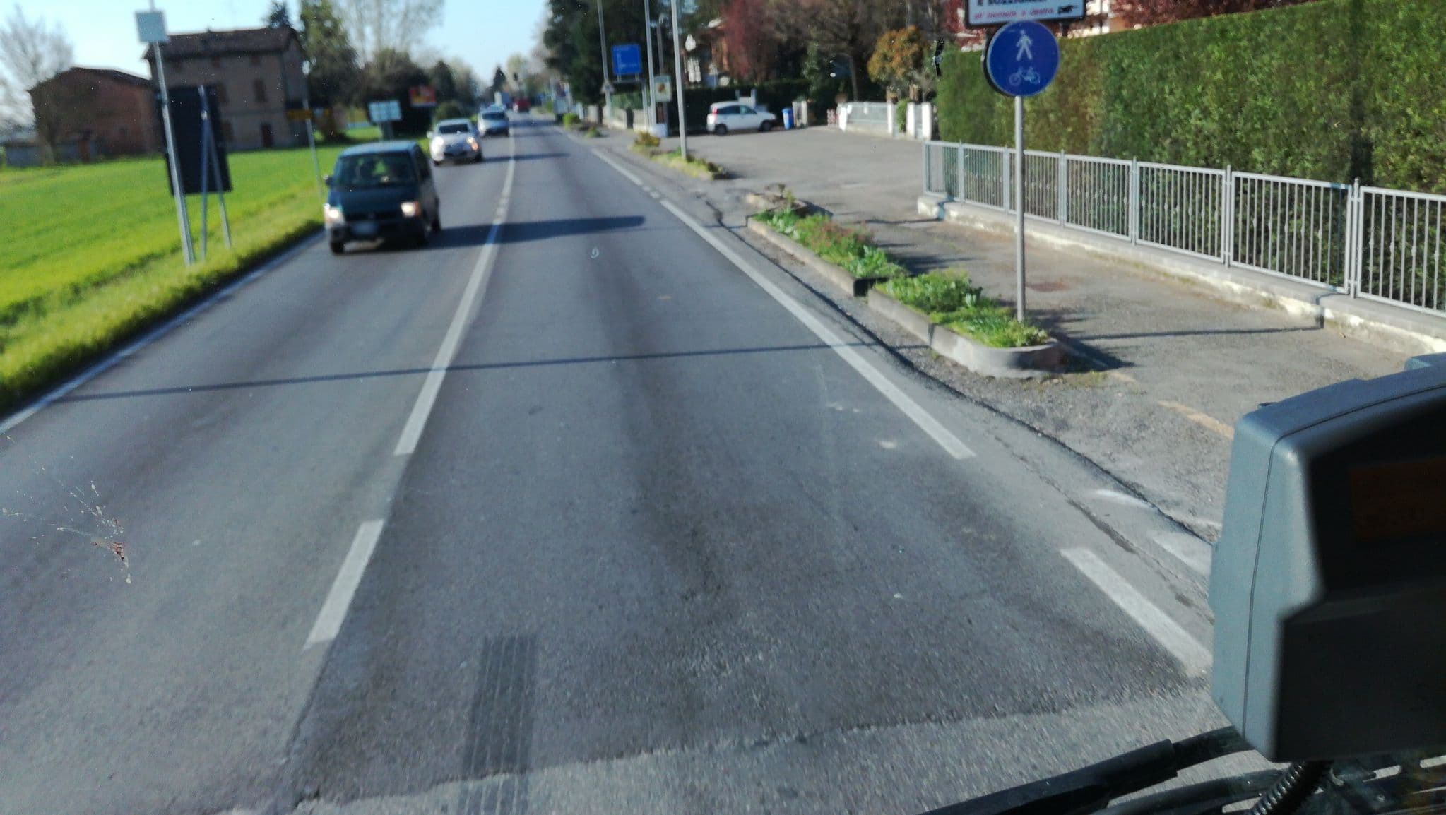 Street view near Albergo Ristorante S. Giorgio, Sorbara — © klimakas (CC BY-SA · Mapillary)