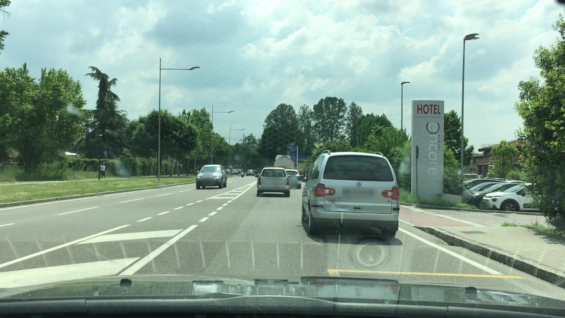 Street view near Ramada Encore Hotel Bologna Fiera, Progresso — © lvl5 (CC BY-SA · Mapillary)
