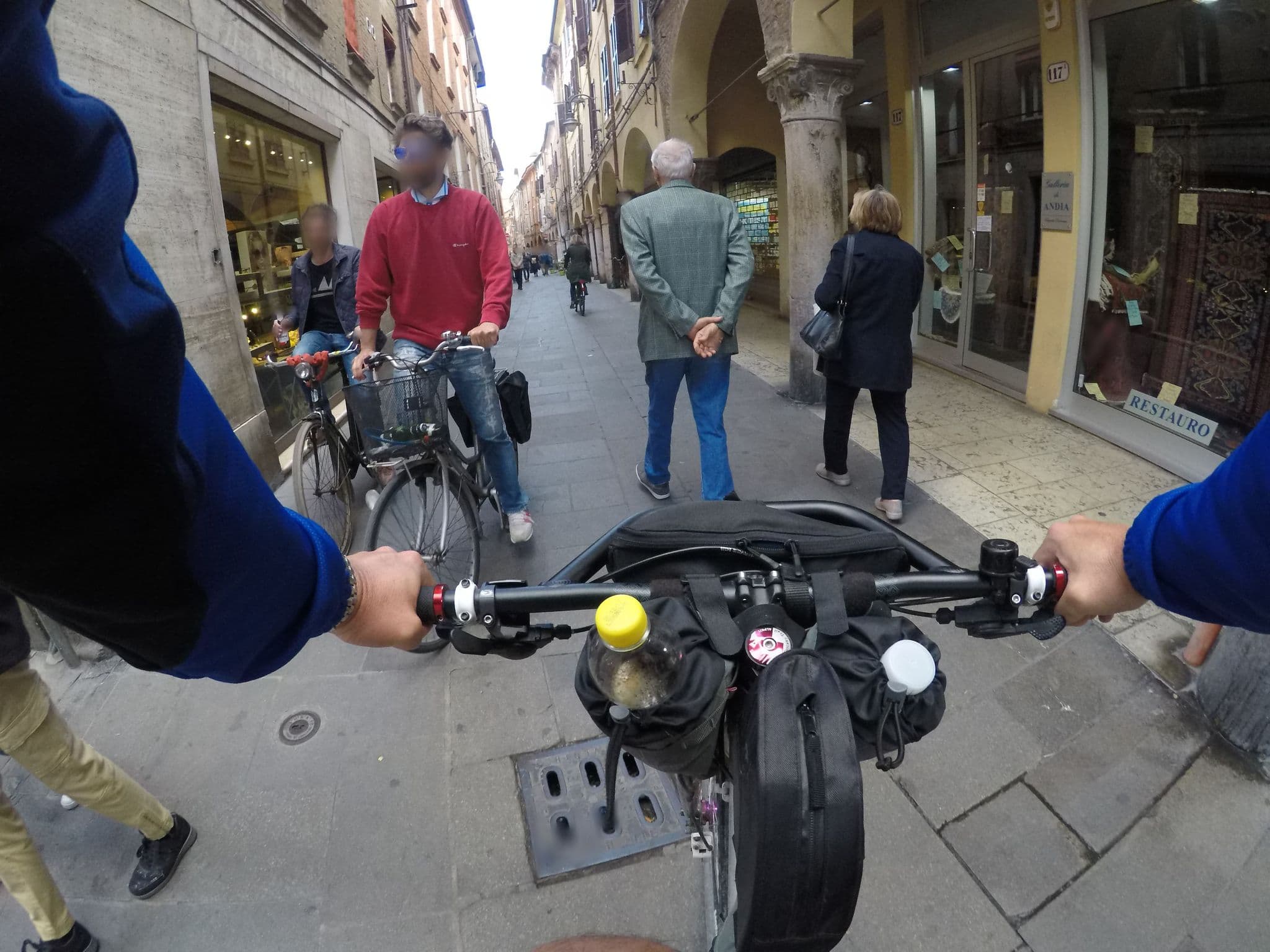 Street view near Alloggio Kalan, Ferrara — © paolo74 (CC BY-SA · Mapillary)
