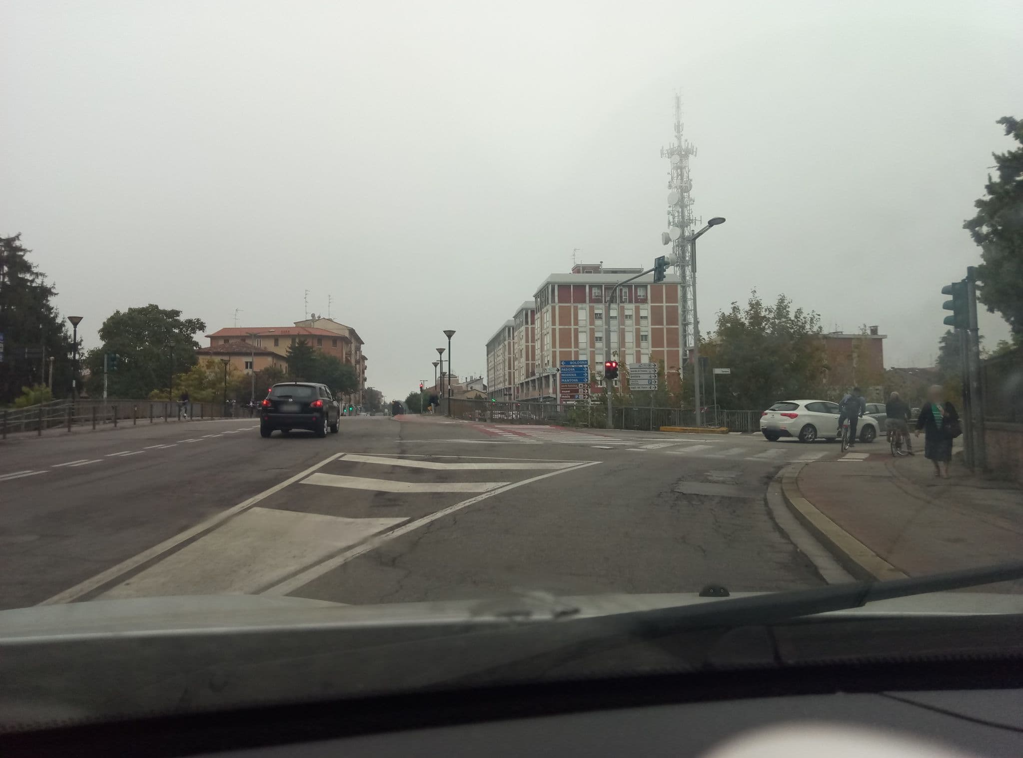 Street view near Al Fluviale, Ferrara — © senbee (CC BY-SA · Mapillary)