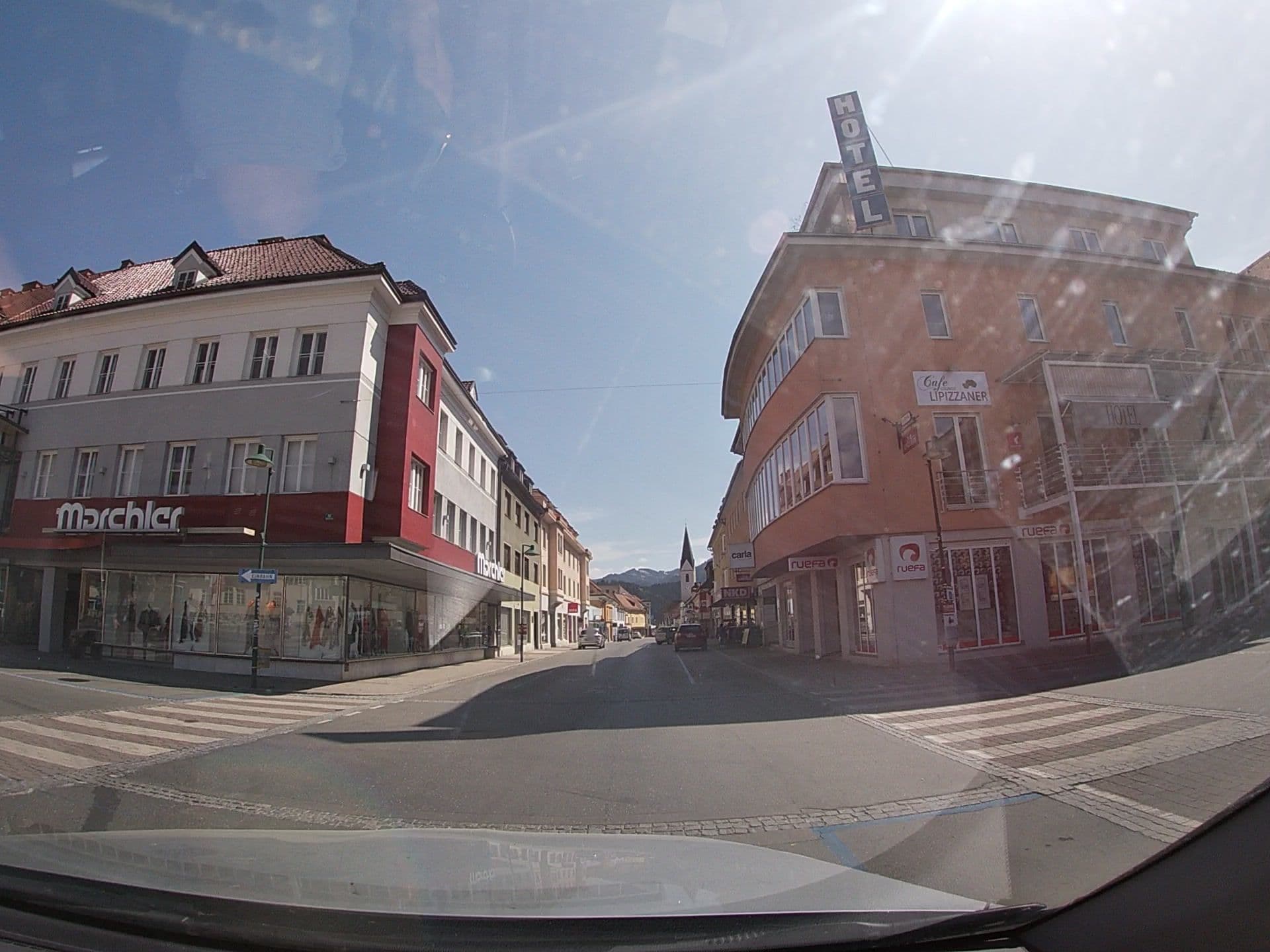 Street view near Hotel am Kapuzinerplatz, Knittelfeld — © vplus (CC BY-SA · Mapillary)