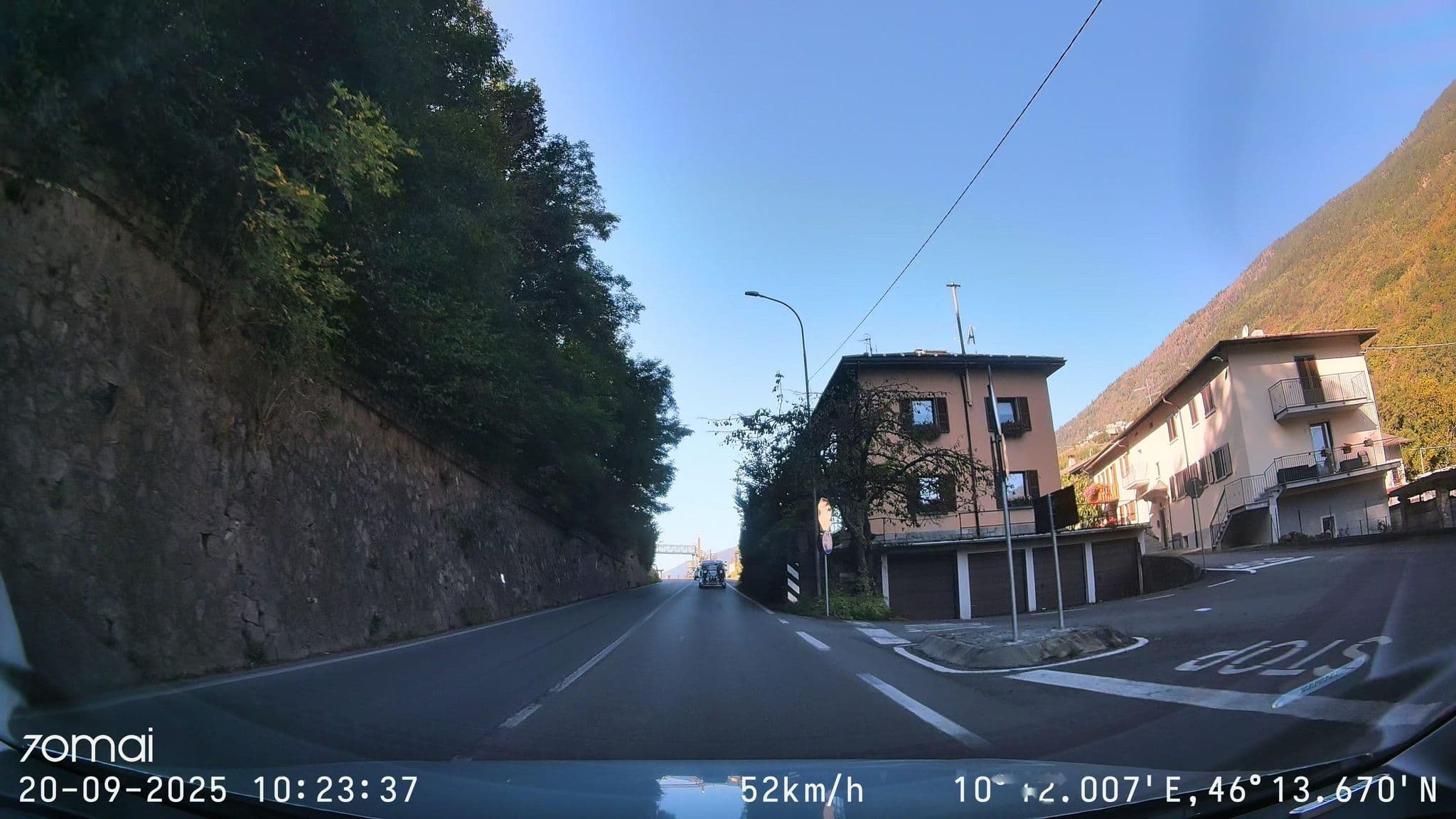 Street view near Albergo Ristorante Valchiosa, Tirano — © doriel (CC BY-SA · Mapillary)