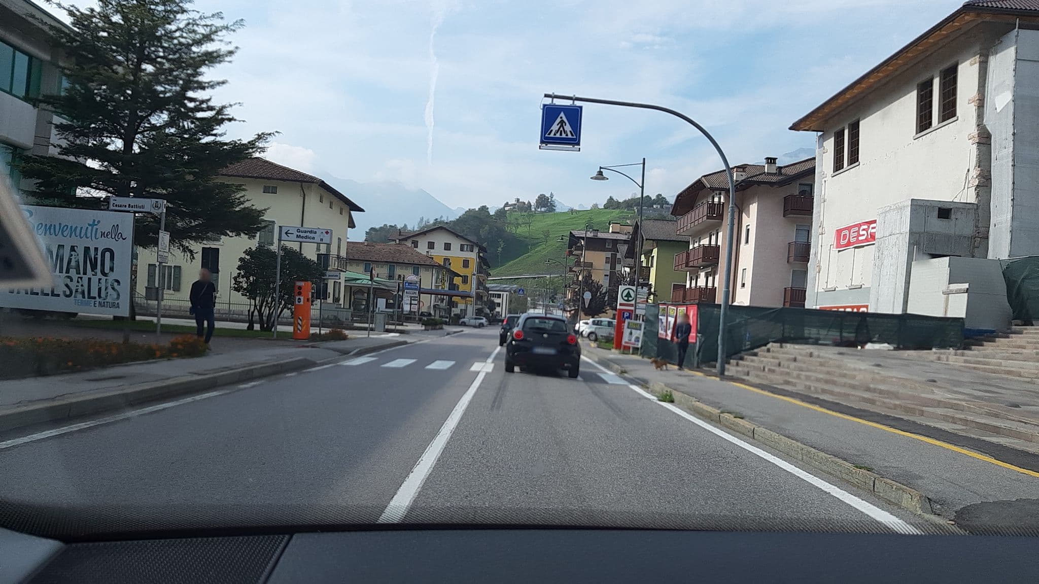 Street view near Hotel Posta Comano Terme, Bleggio Superiore — © lucadelu (CC BY-SA · Mapillary)