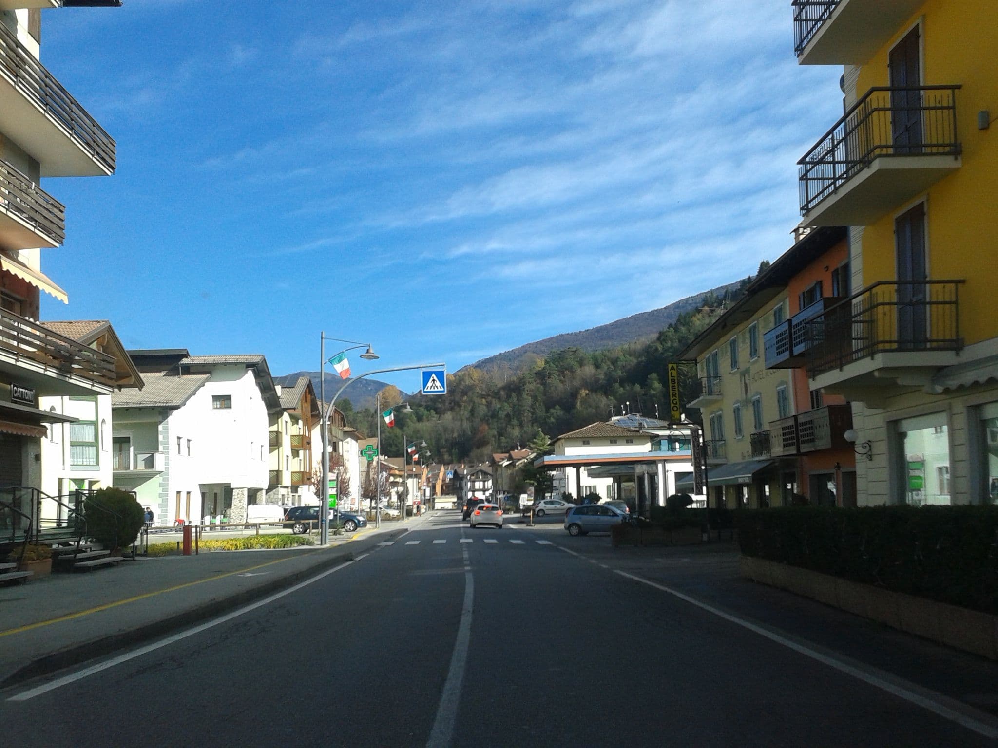 Street view near Hotel Posta, Bleggio Superiore — © zonta72 (CC BY-SA · Mapillary)