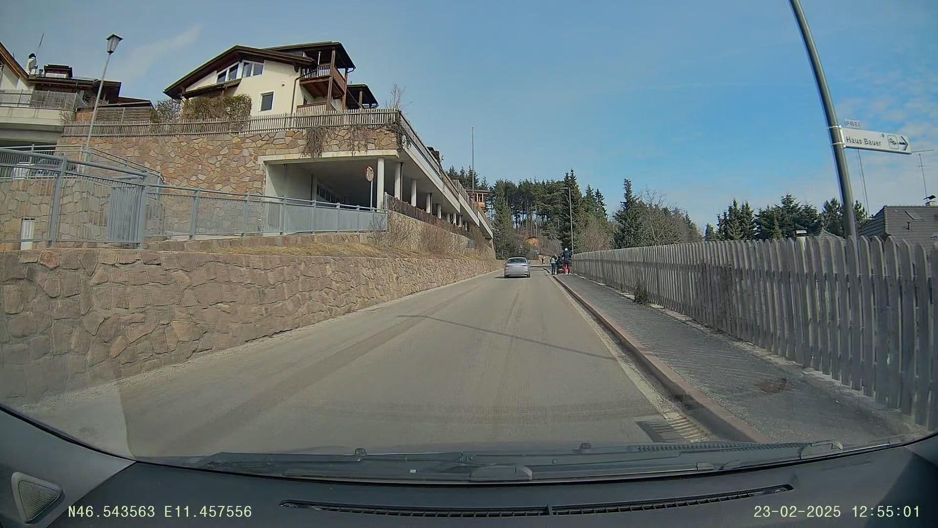 Street view near Pension Bauer, Renon — © Jacopo86 (CC BY-SA · Mapillary)