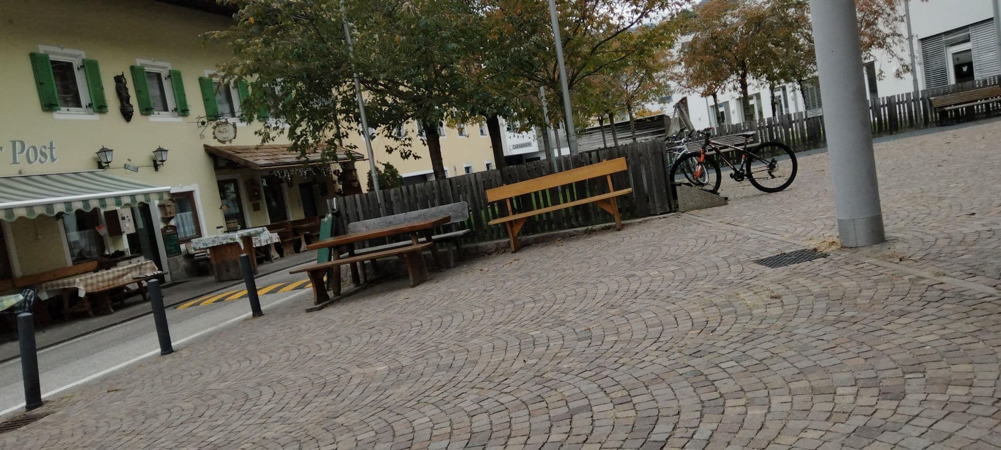 Street view near Albergo Posta, Bolzano — © mircozorzo (CC BY-SA · Mapillary)